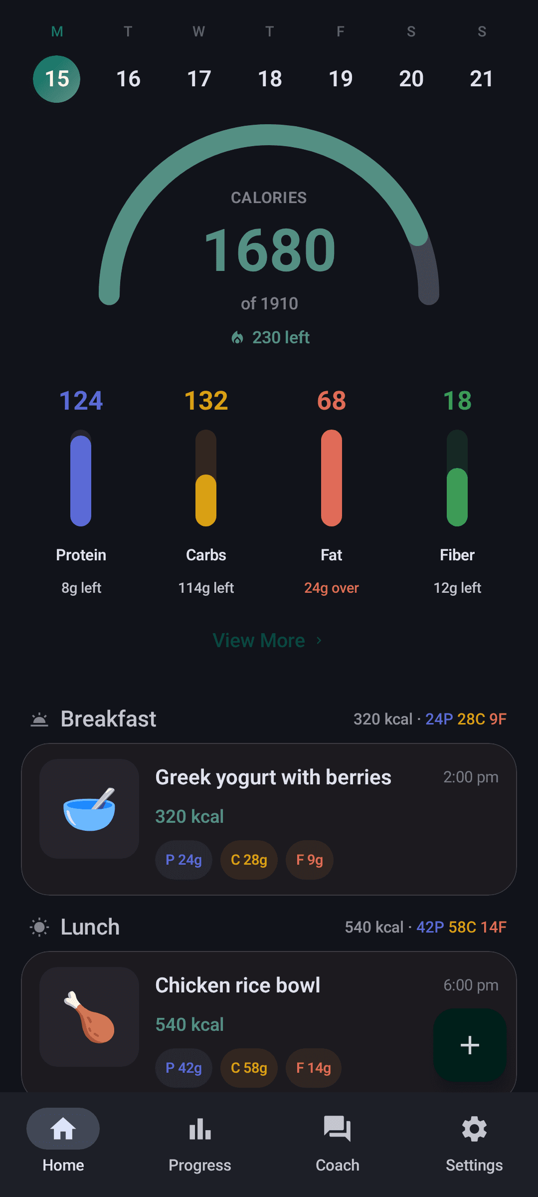 Chompass - Calorie Tracker screenshot 1