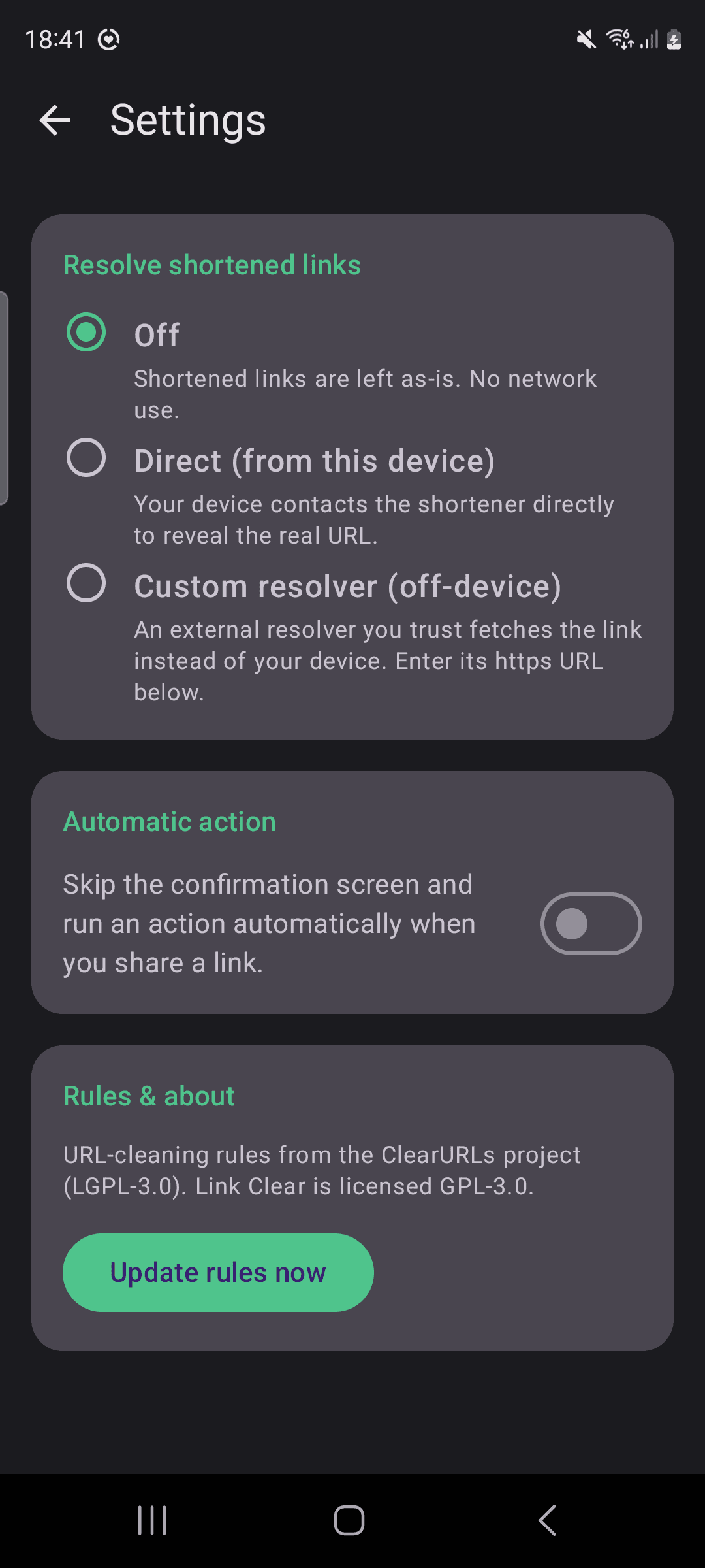 Link Clear screenshot 3