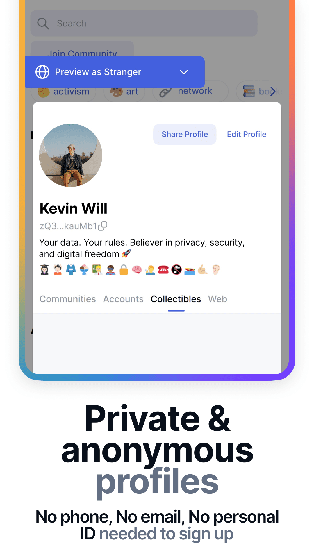Status - Chat, Wallet, Browser screenshot 2