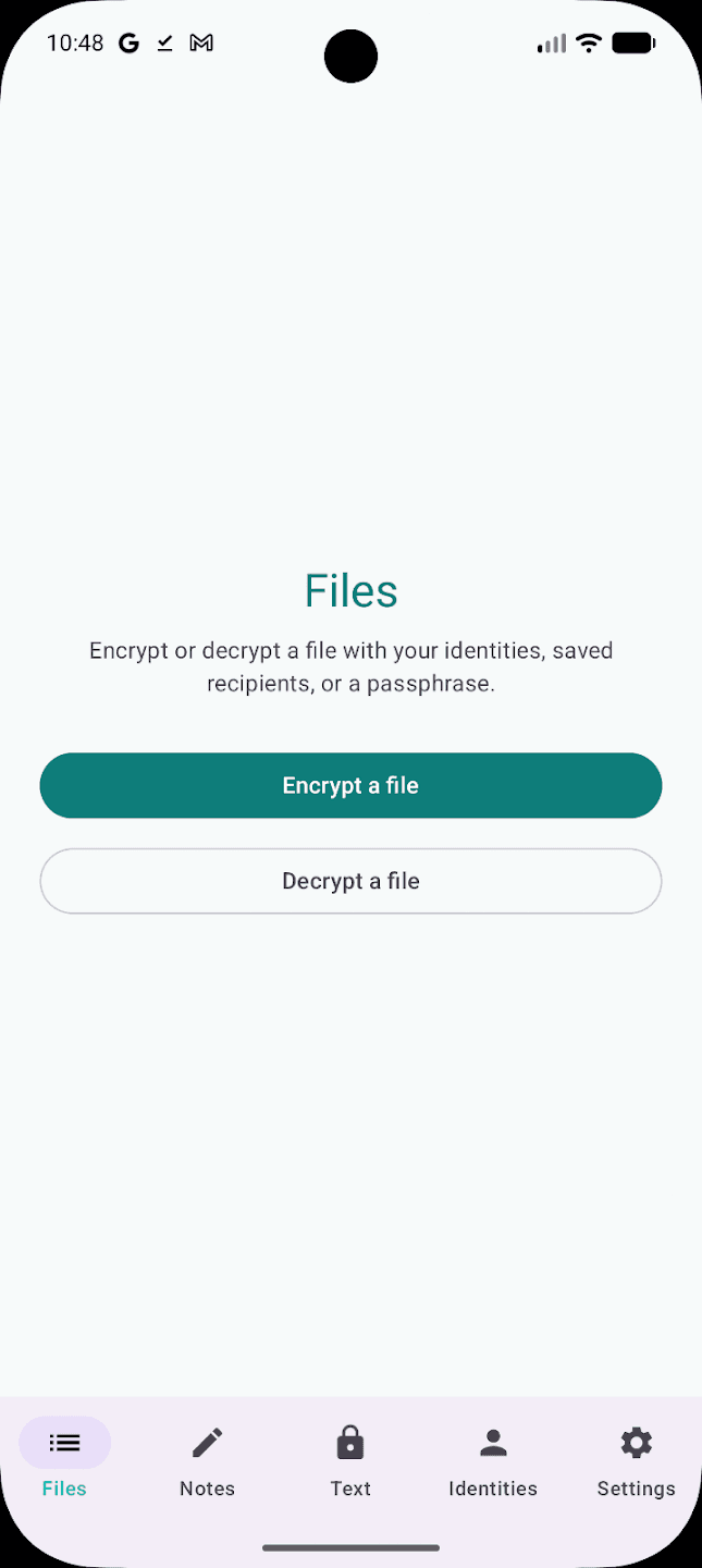 AgePony: Encrypt & Sign screenshot 2