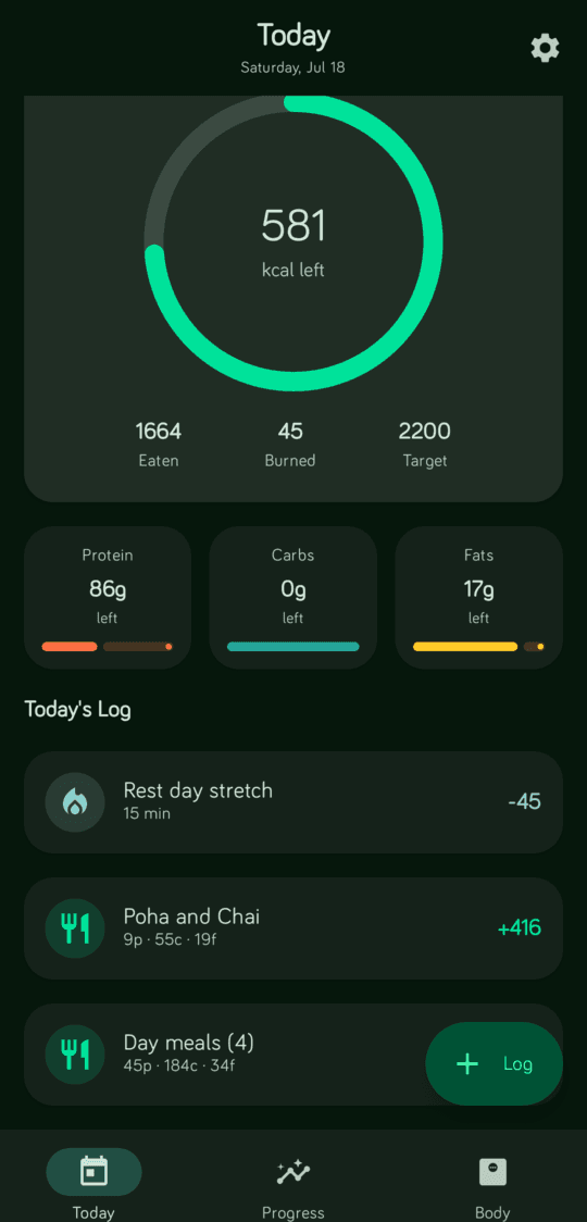 FitBuddy screenshot 1