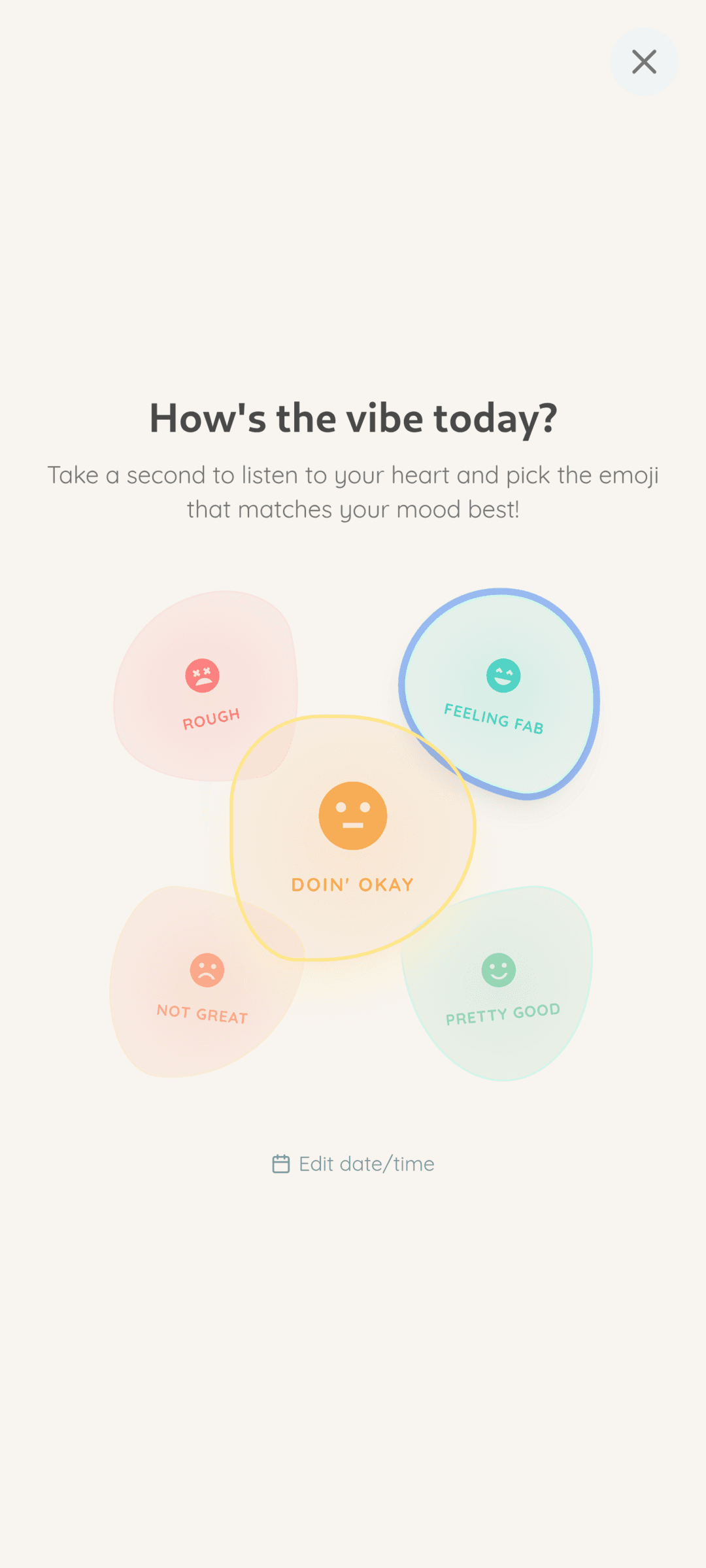 Vibecheck: Private Mood Tracker screenshot 1
