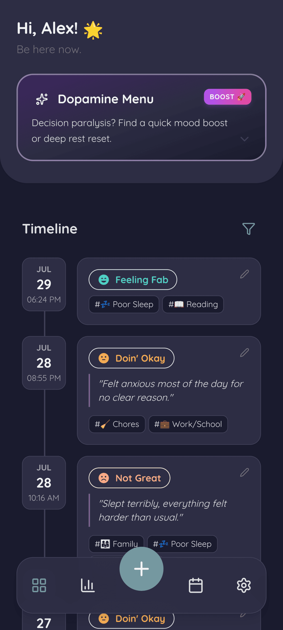 Vibecheck: Private Mood Tracker screenshot 3