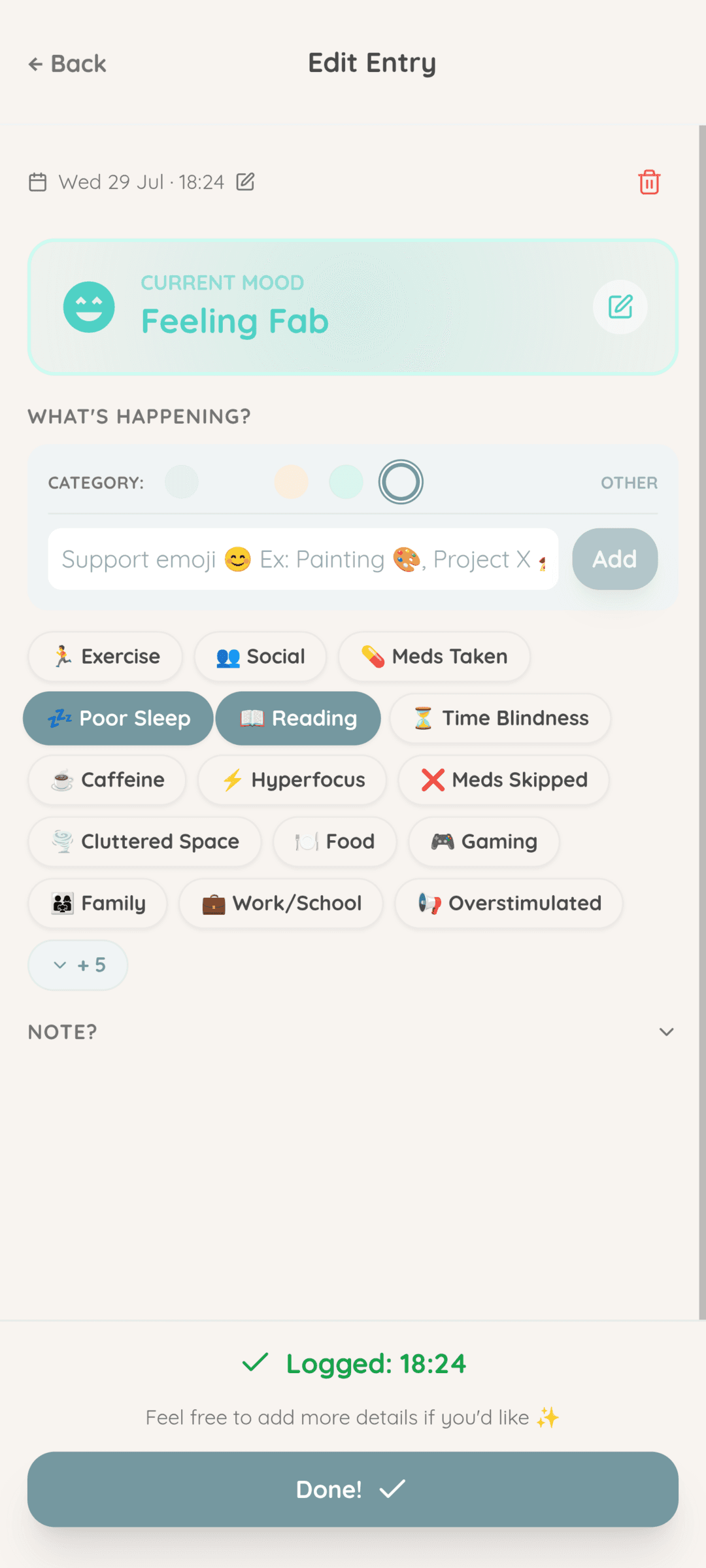 Vibecheck: Private Mood Tracker screenshot 4