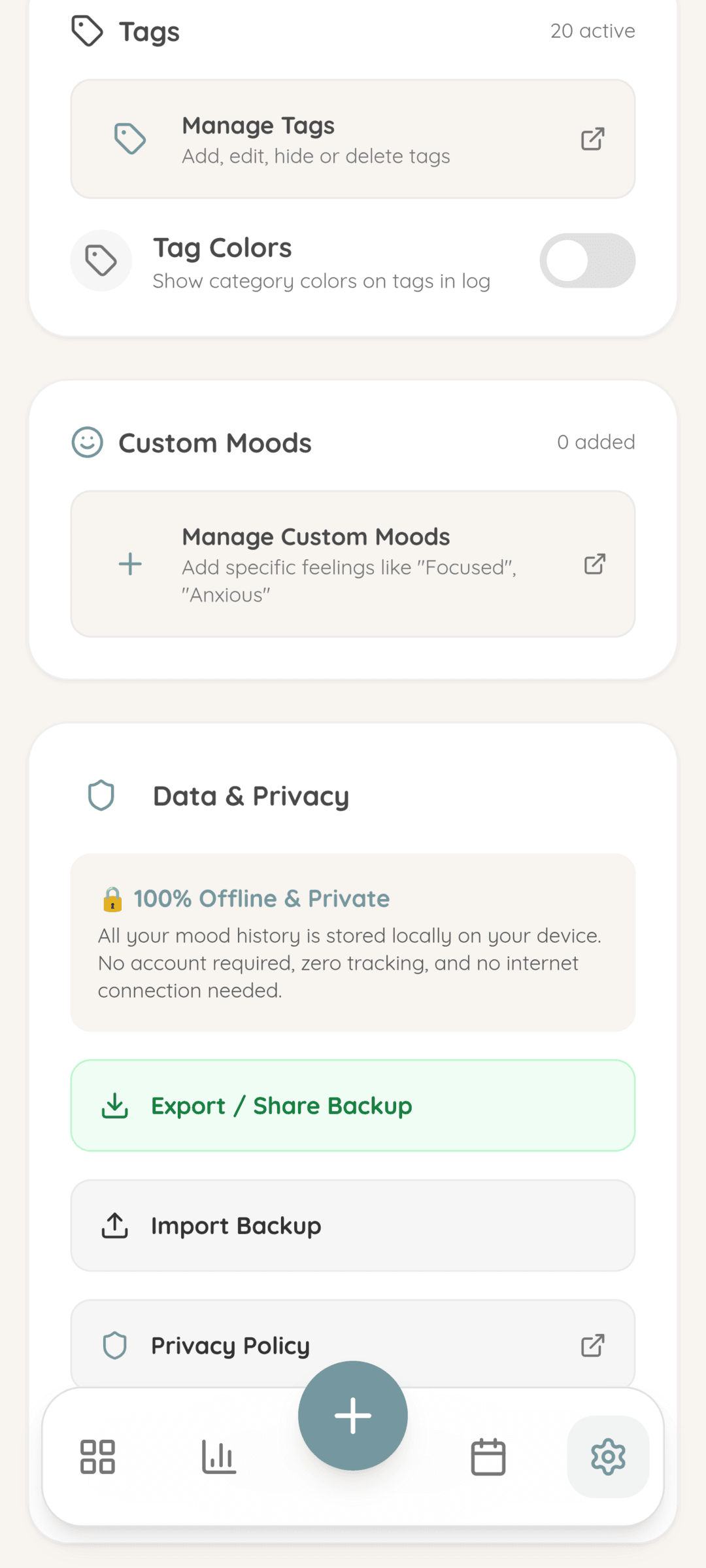 Vibecheck: Private Mood Tracker screenshot 7