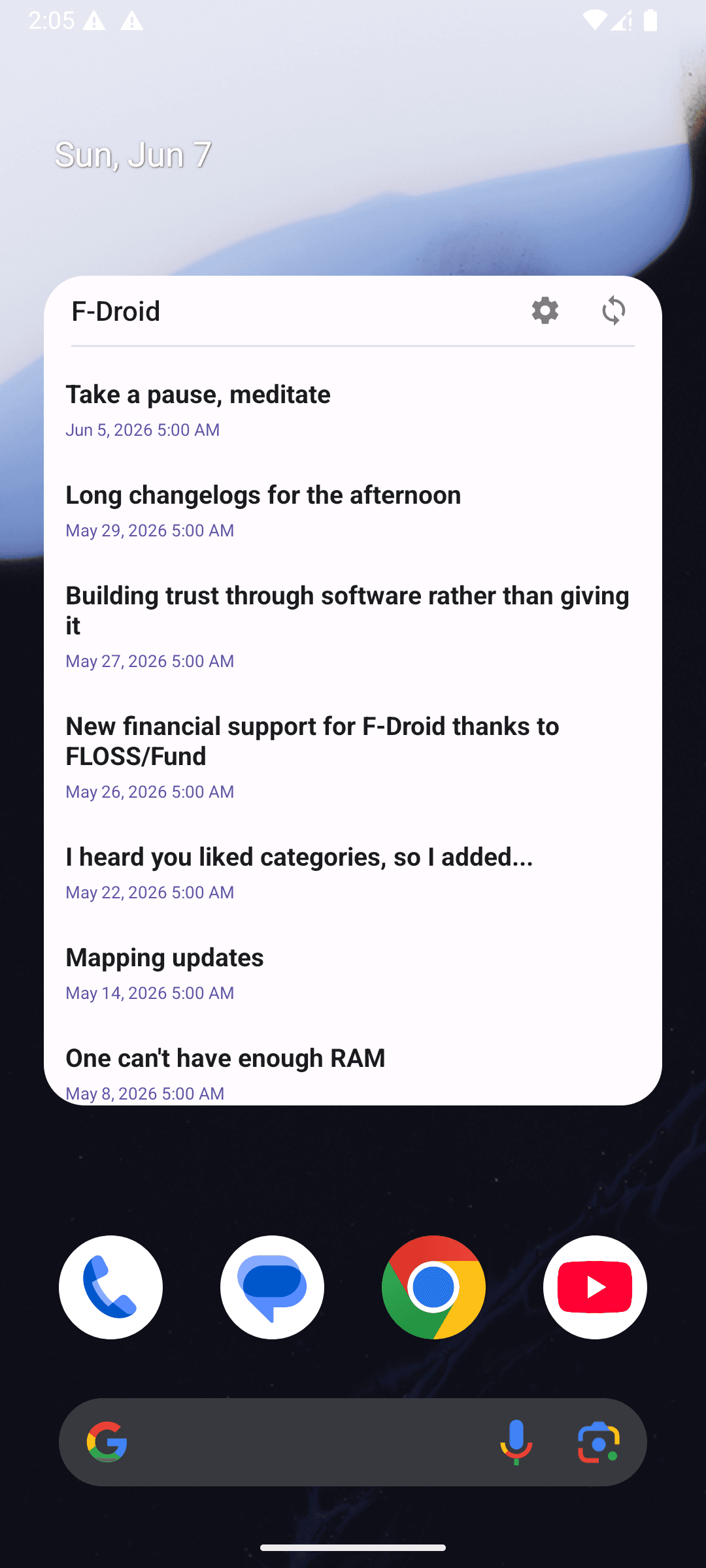 HomeFeed - RSS Widget screenshot 5