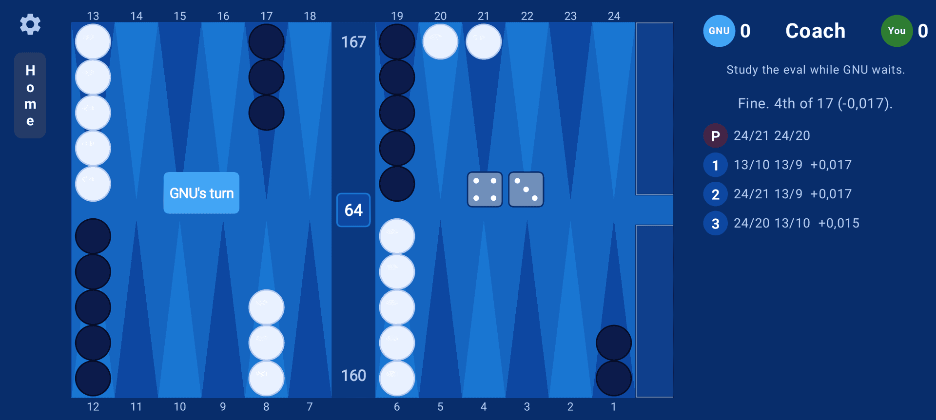 CBG -- Clavierhaus BackGammon screenshot 6