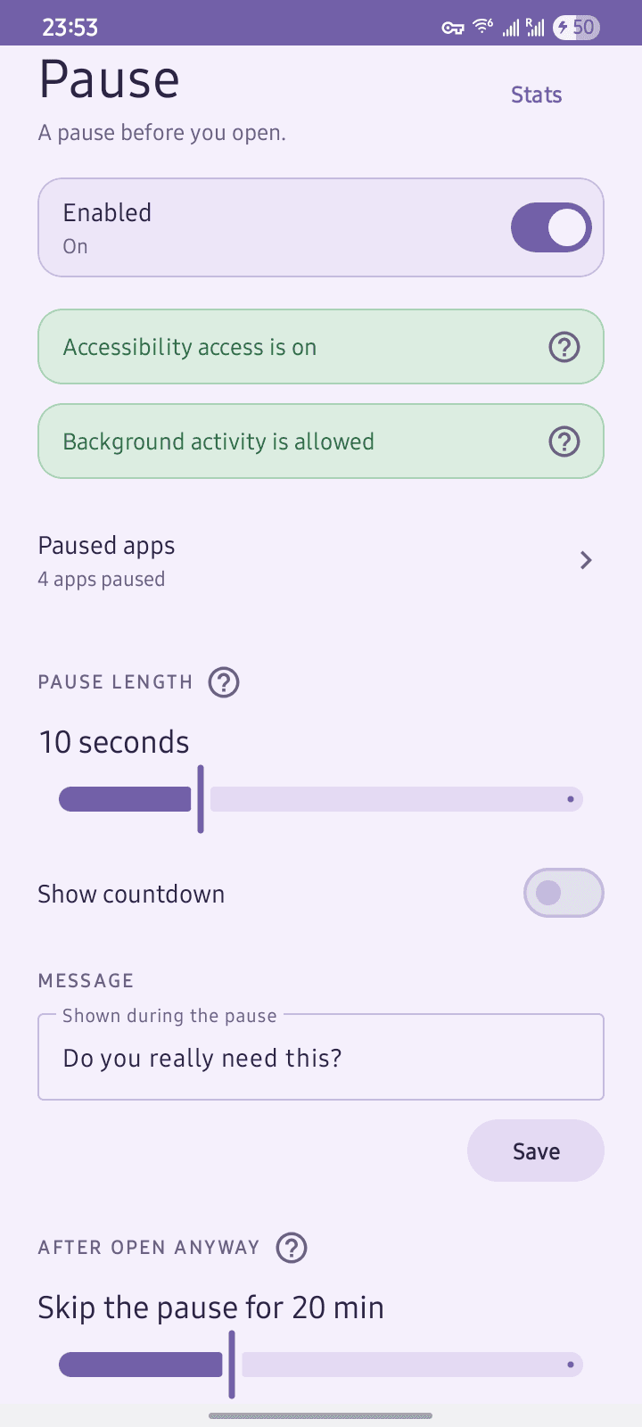 Pause screenshot 2