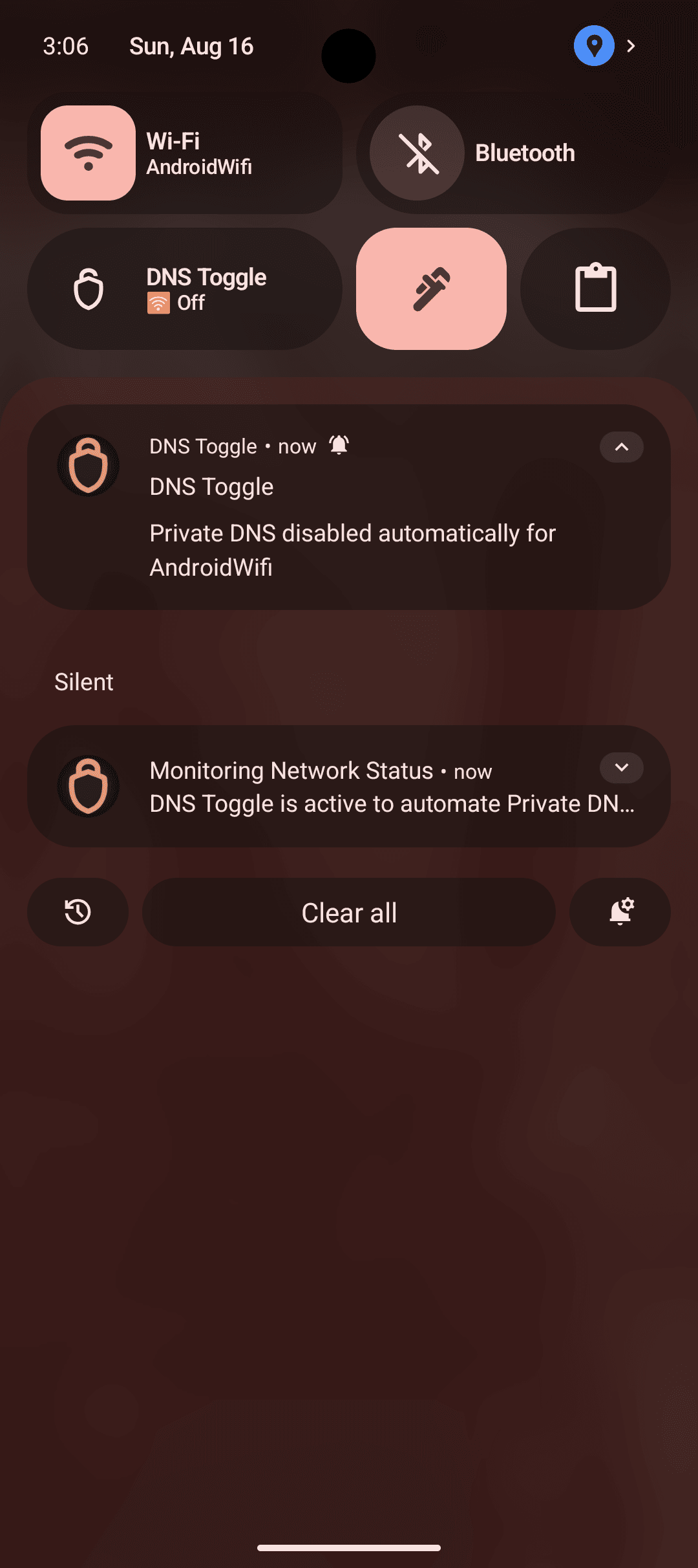 DNS Toggle screenshot 2