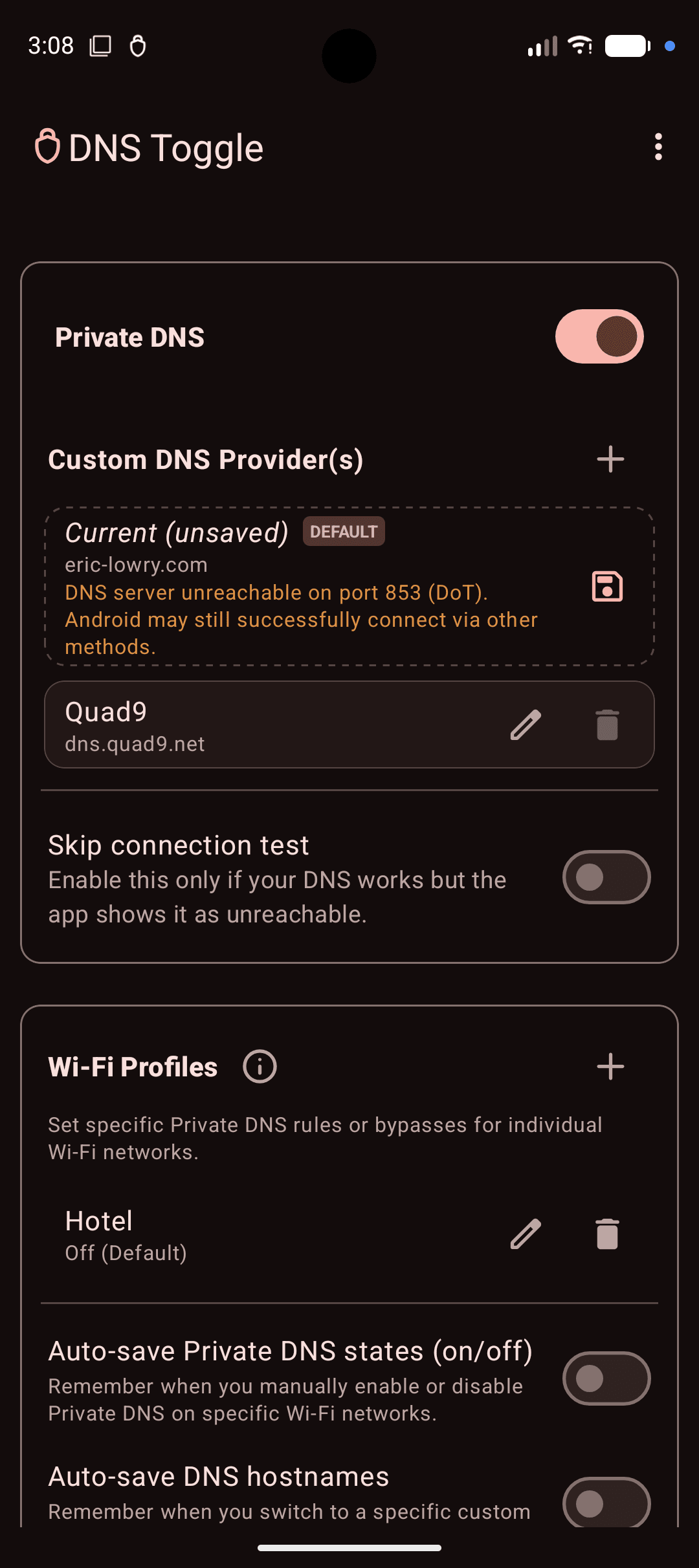 DNS Toggle screenshot 3