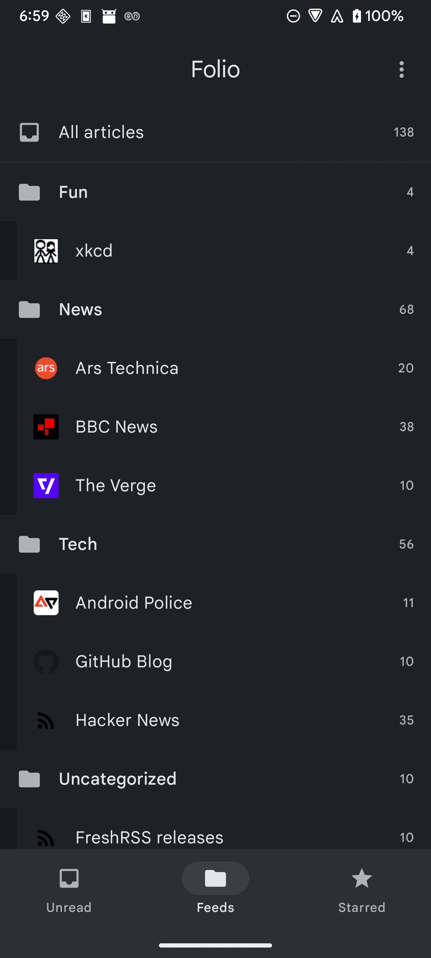 Folio screenshot 1