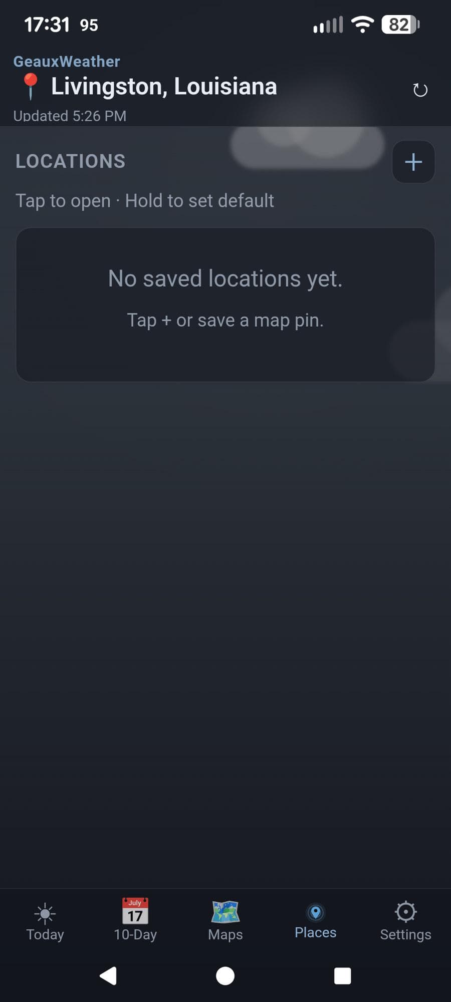 GeauxWeather screenshot 2