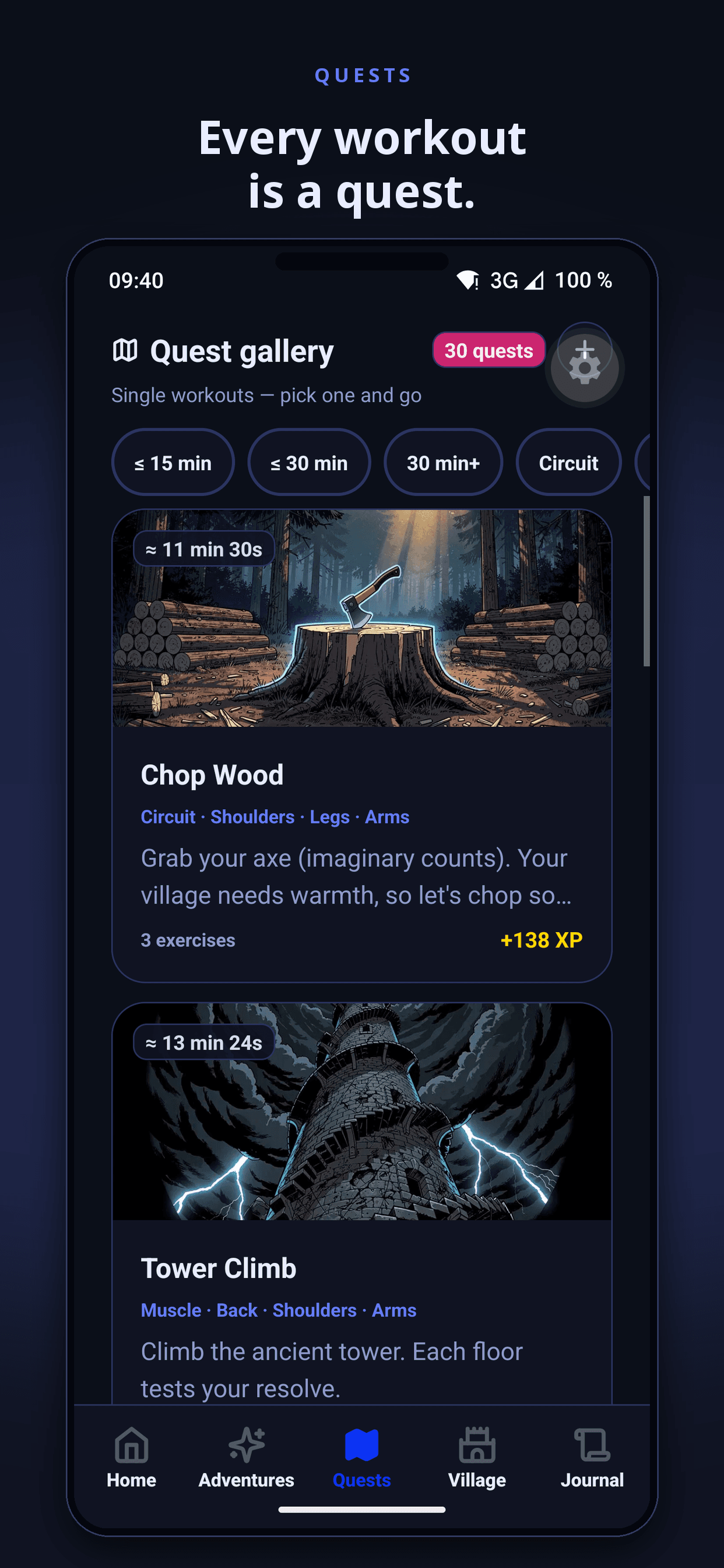 Bati — Fitness RPG screenshot 2