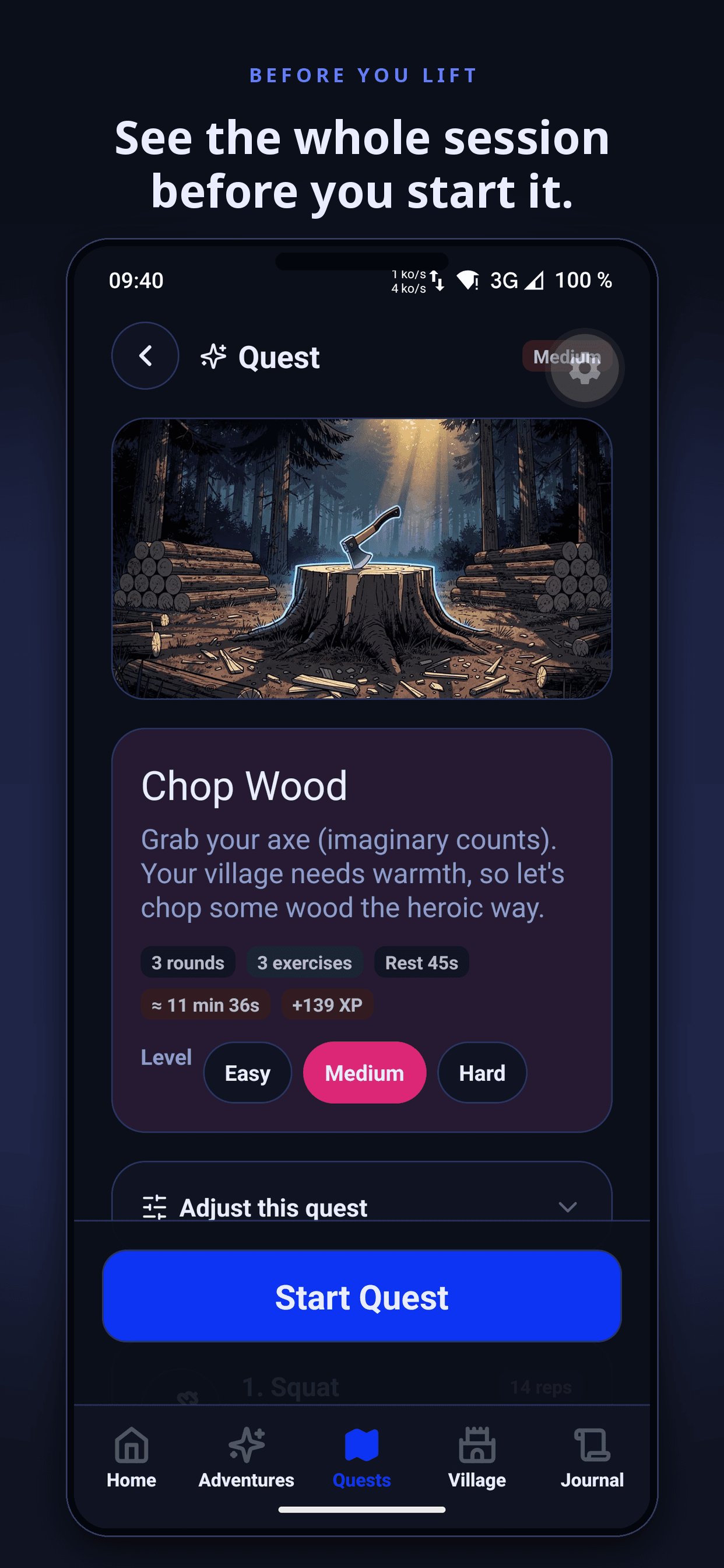 Bati — Fitness RPG screenshot 3