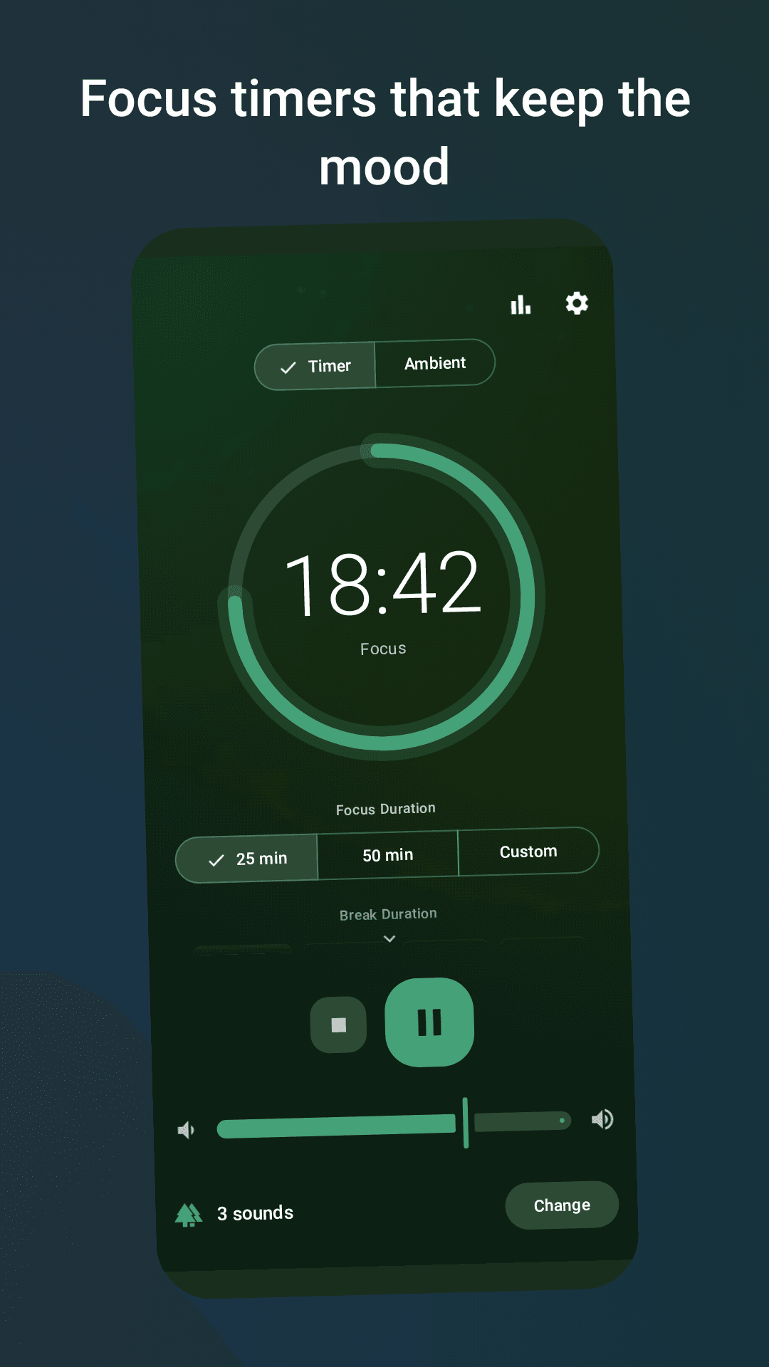 Ambio: Focus Timer & Sounds screenshot 3