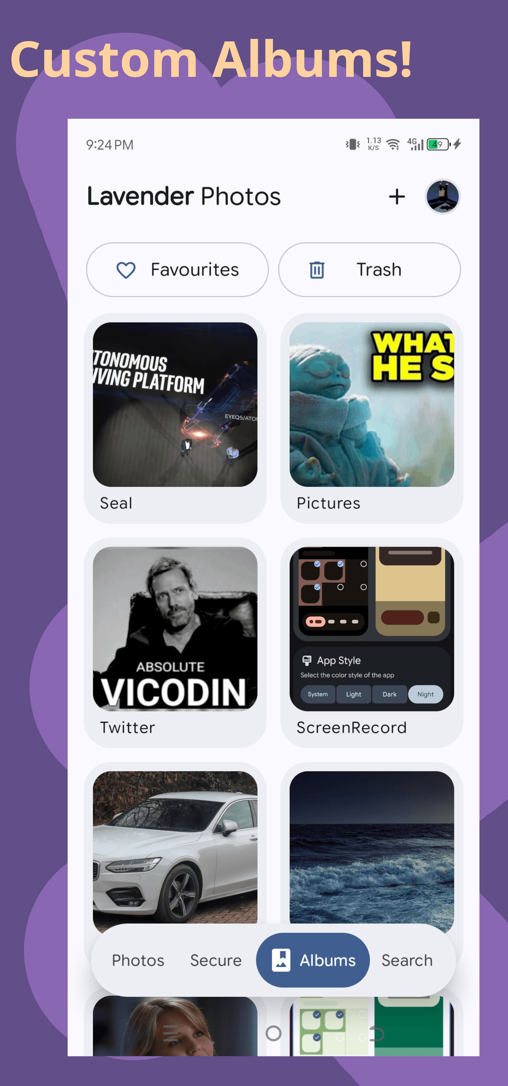 Lavender Photos screenshot 1