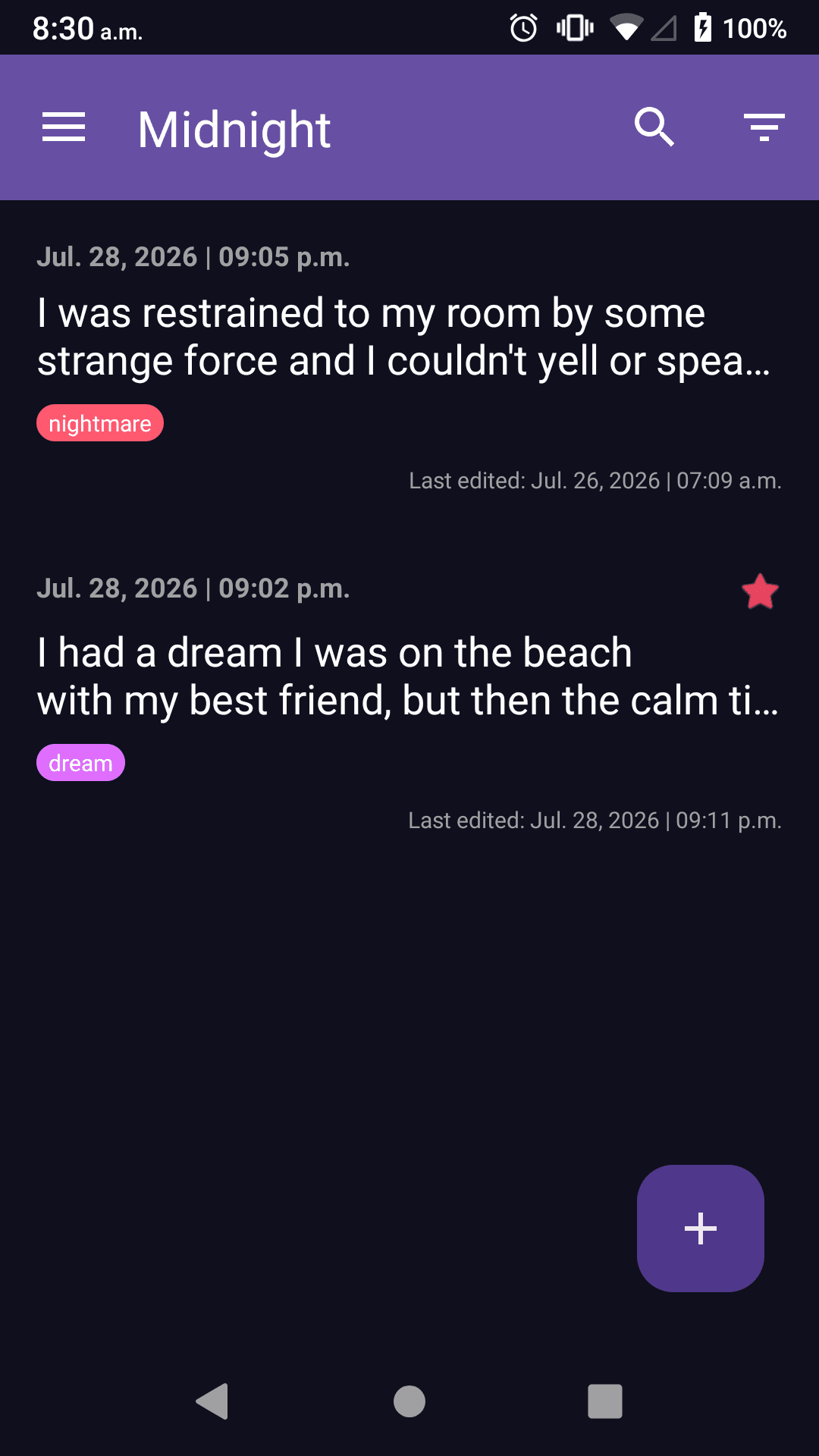 Midnight screenshot 2