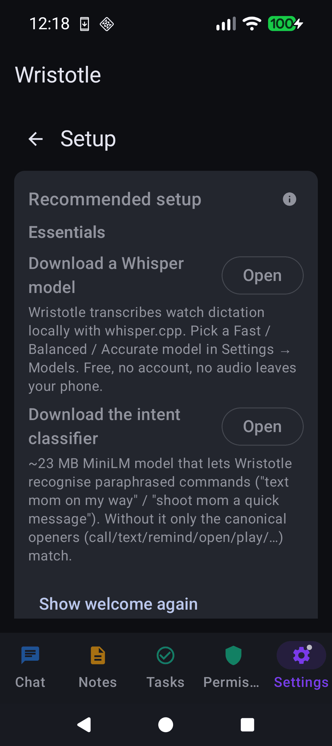 Wristotle Companion screenshot 2