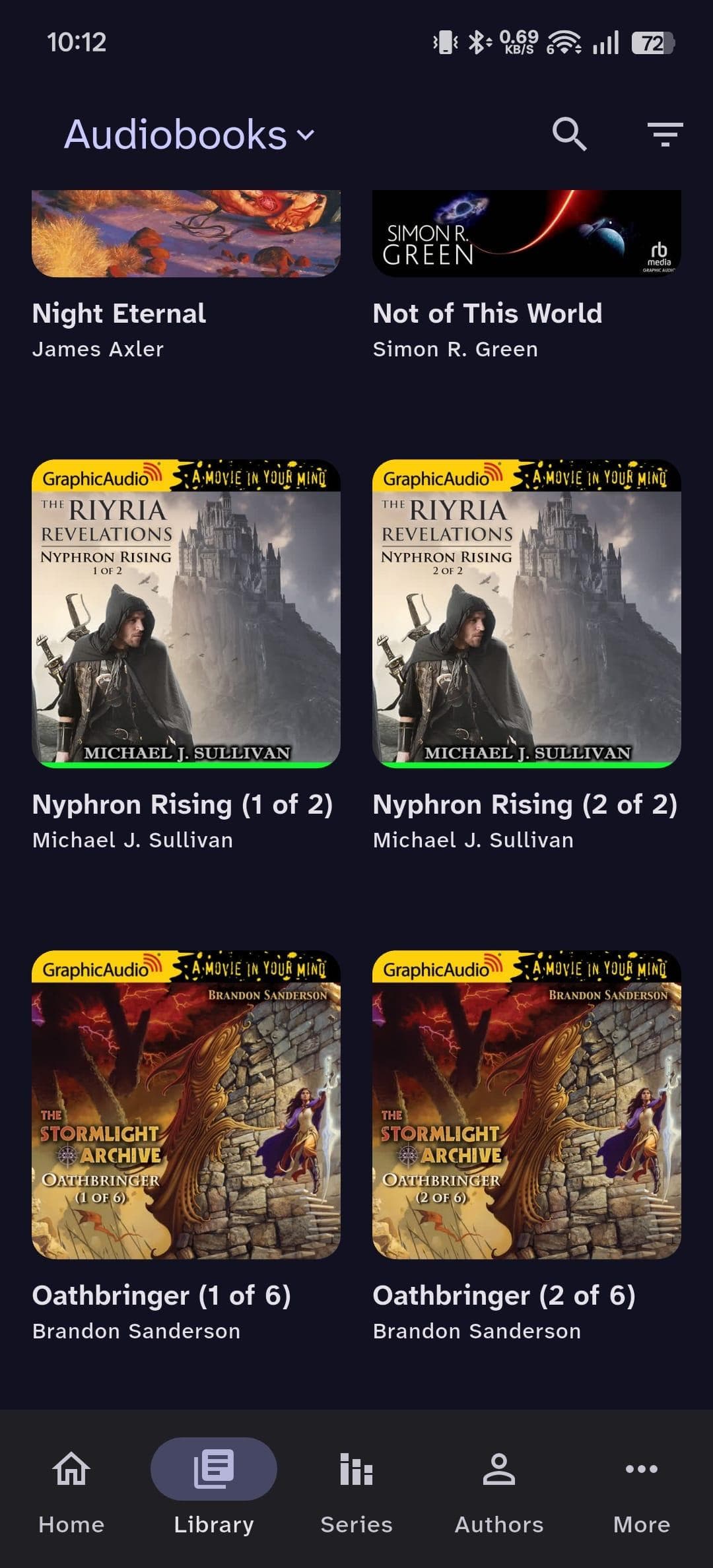 Storii - audiobookshelf client screenshot 1