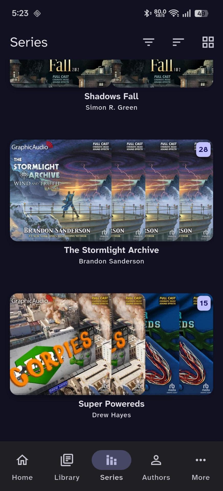 Storii - audiobookshelf client screenshot 5