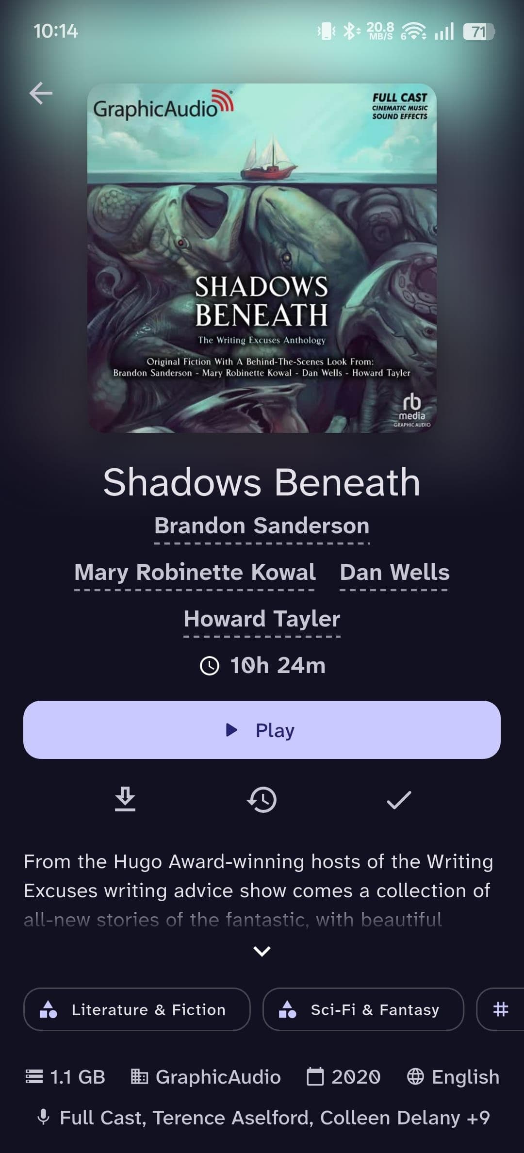 Storii - audiobookshelf client screenshot 6