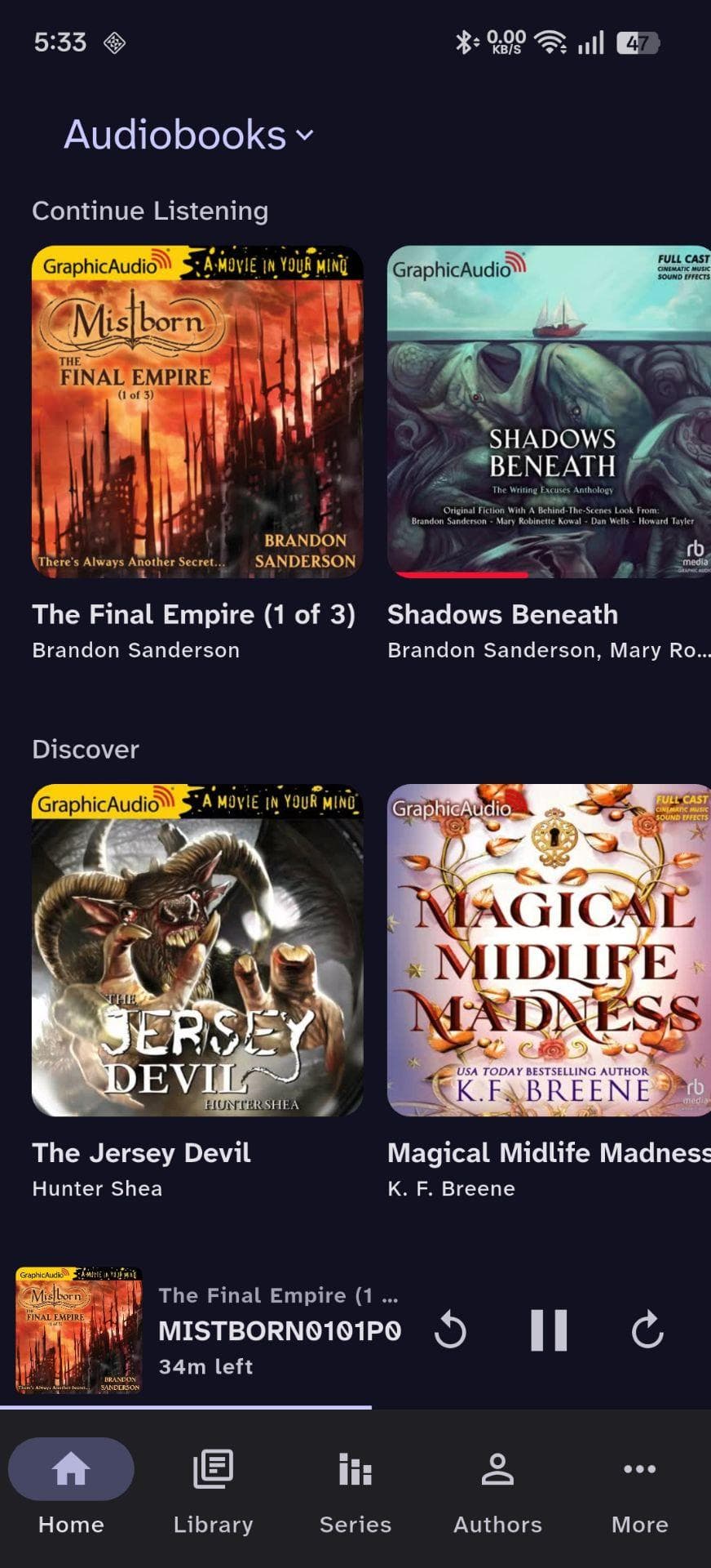 Storii - audiobookshelf client screenshot 7
