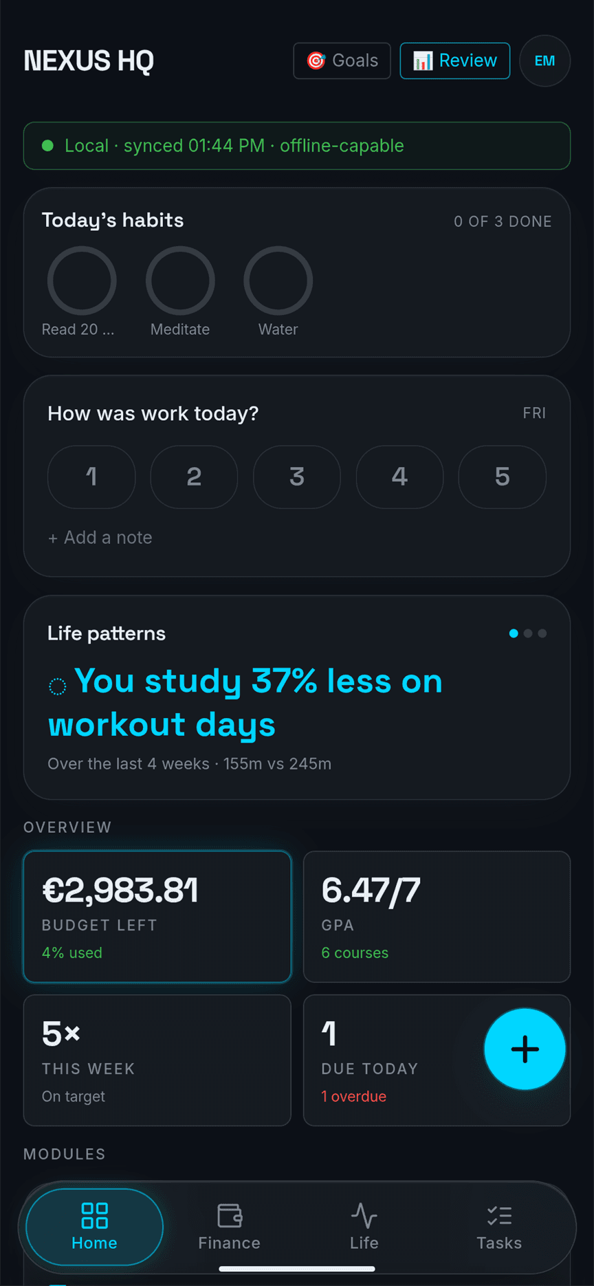 Nexus Command Center screenshot 1
