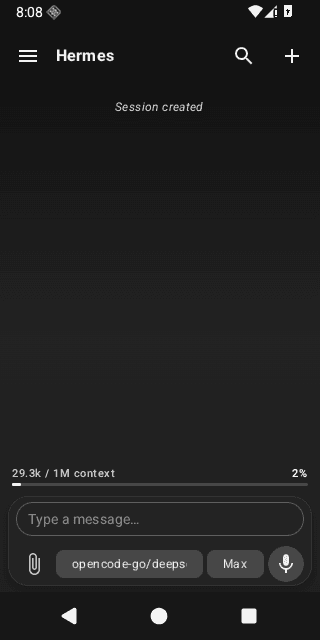 Hermes Mobile screenshot 1