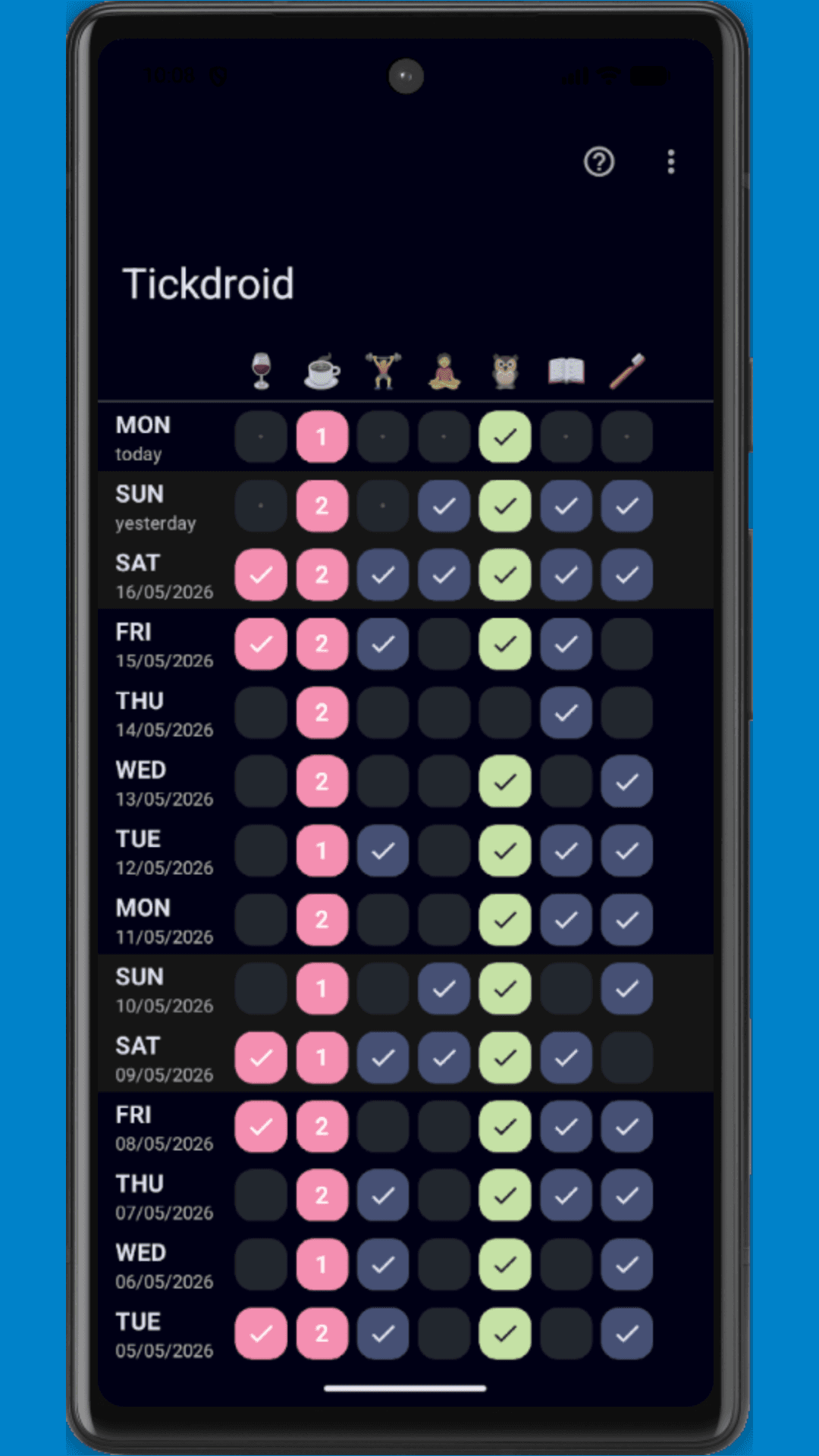 Tickdroid screenshot 4