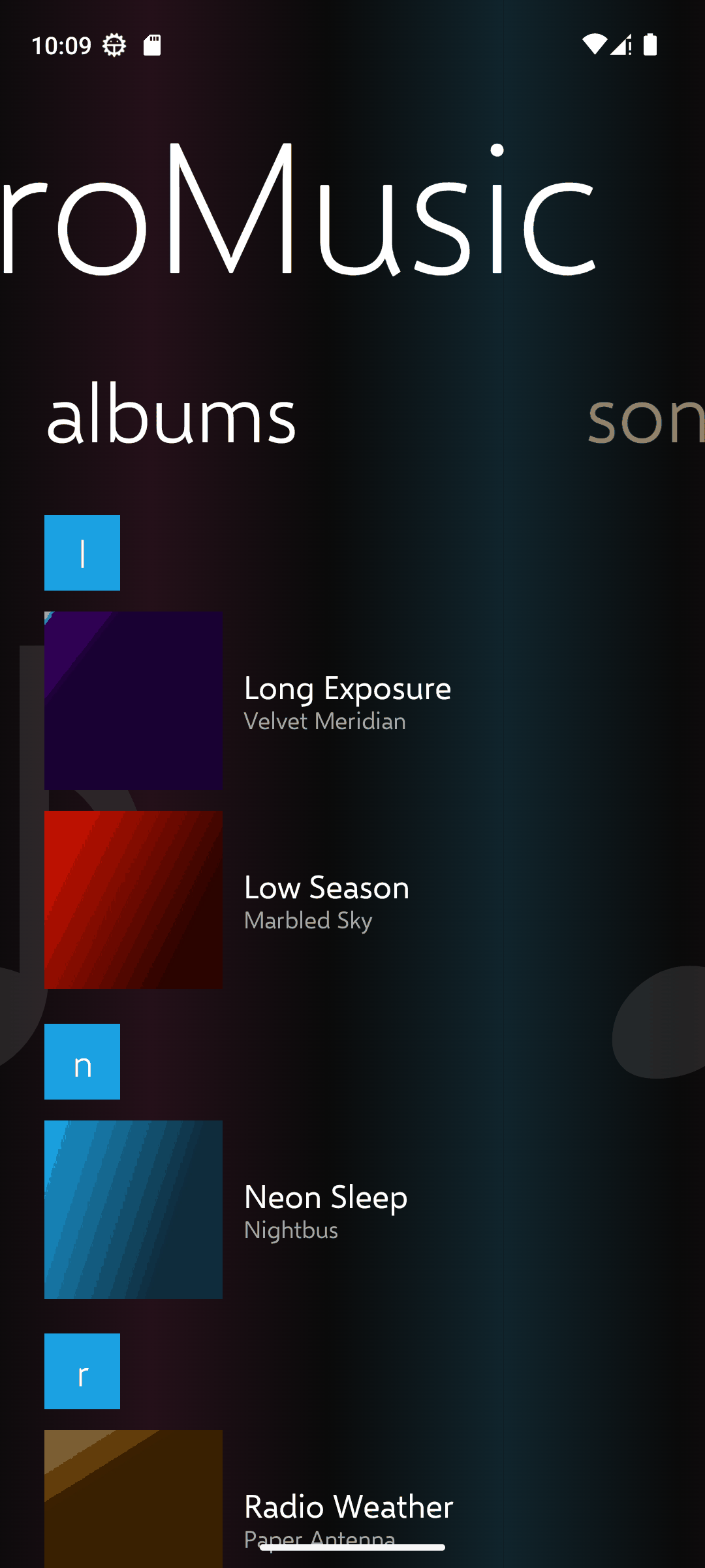 MetroMusic screenshot 2