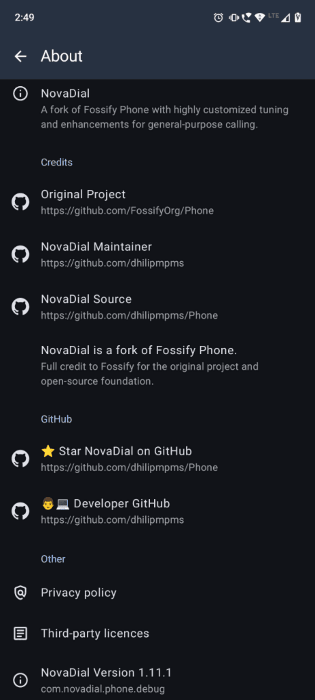 NovaDial screenshot 6