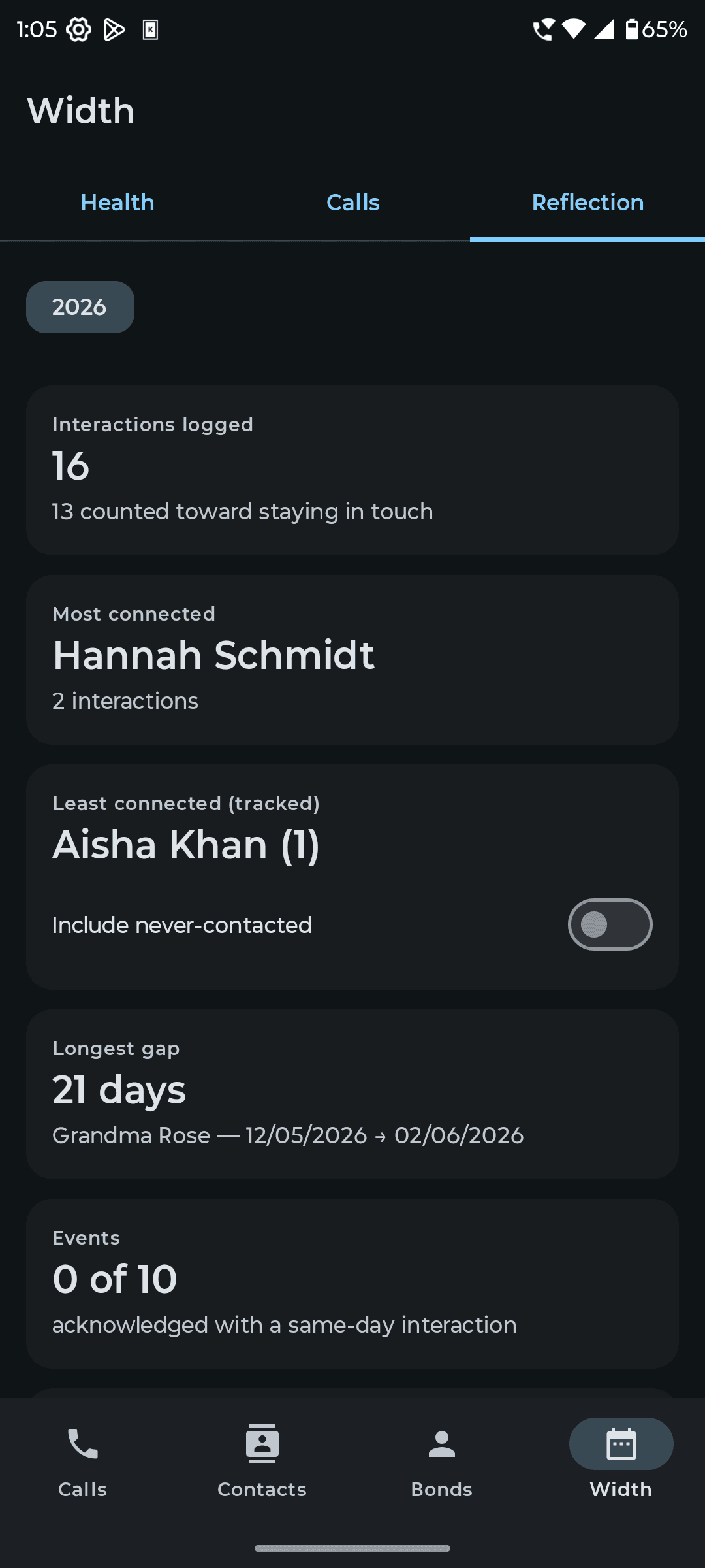 Bondwidth screenshot 4