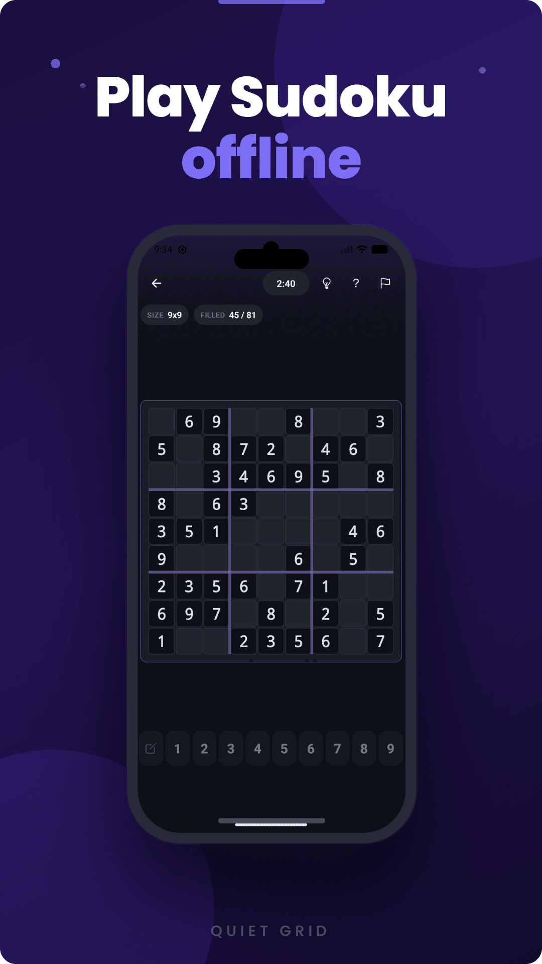 Quiet Grid screenshot 1