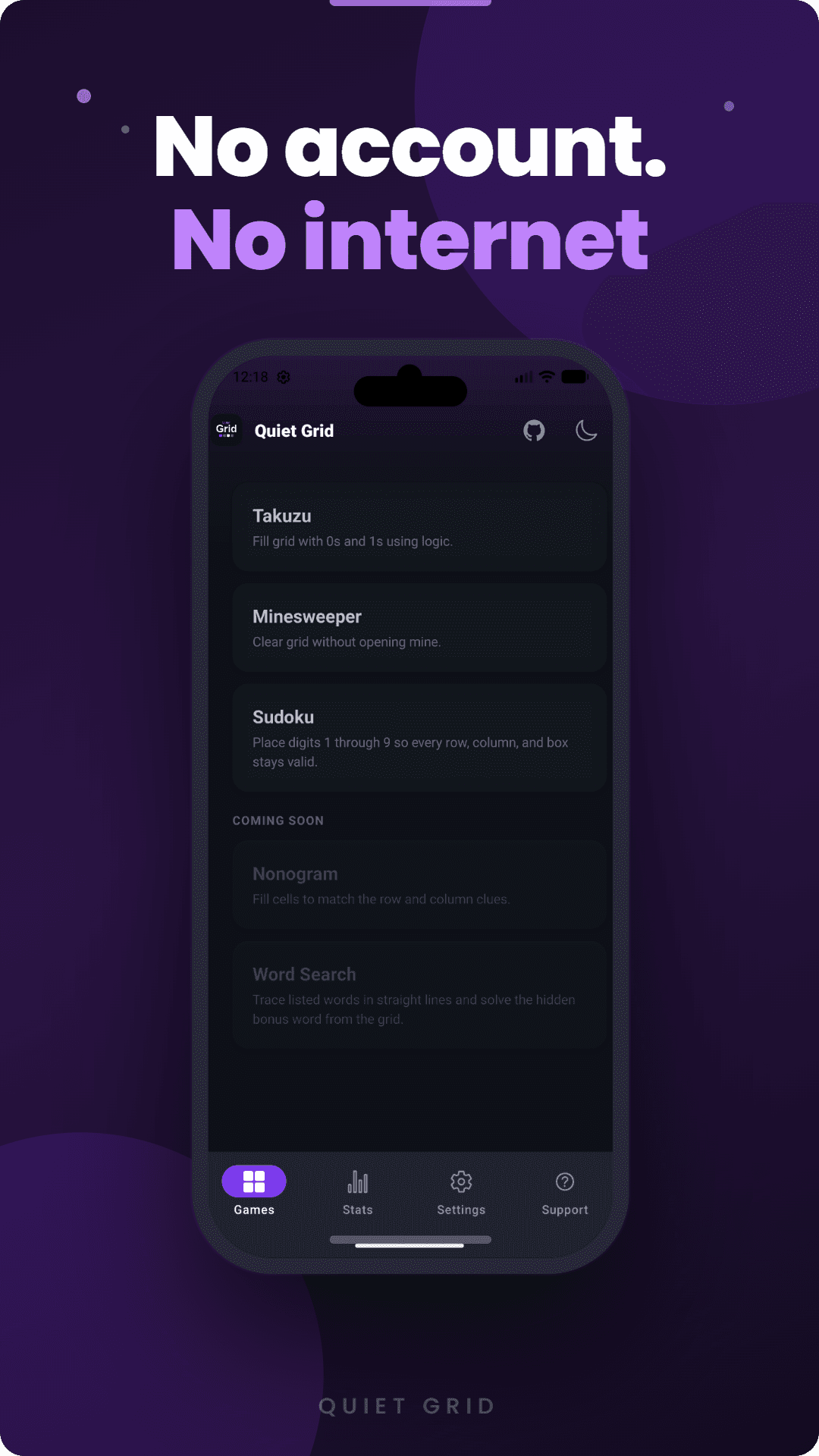 Quiet Grid screenshot 2
