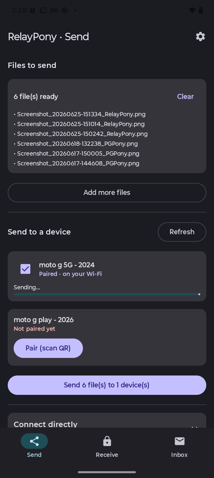 RelayPony screenshot 1