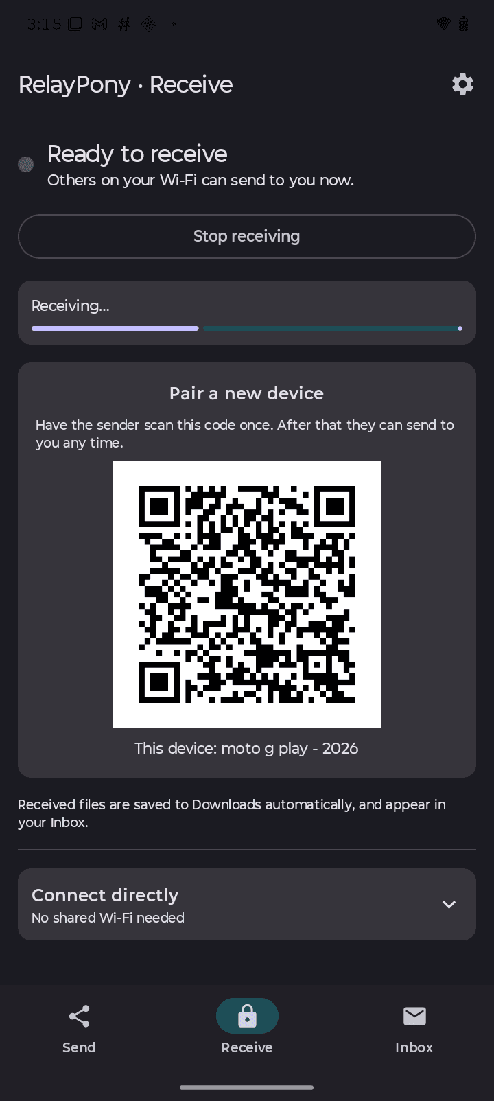 RelayPony screenshot 2