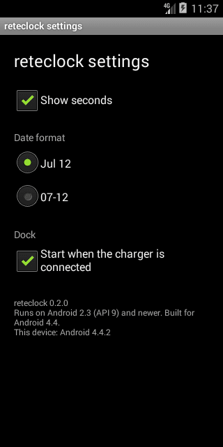 ReteClock screenshot 6