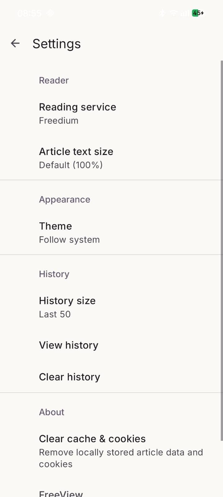 FreeView screenshot 2
