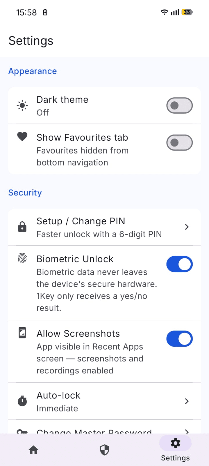 1Key Password Manager screenshot 6