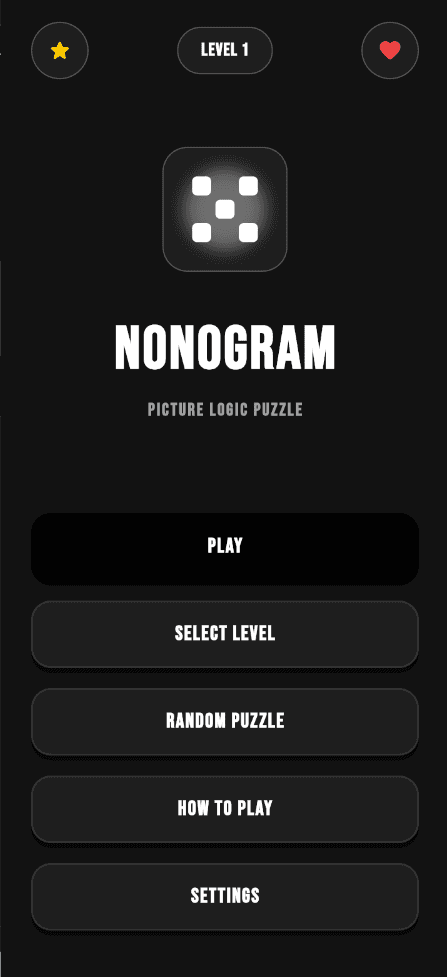 Nonogram screenshot 1