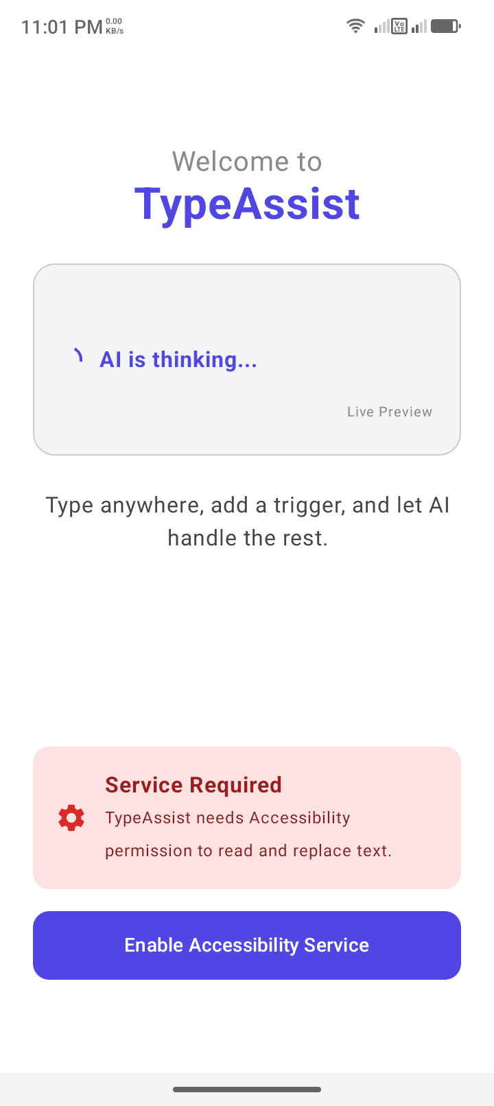 TypeAssist screenshot 1