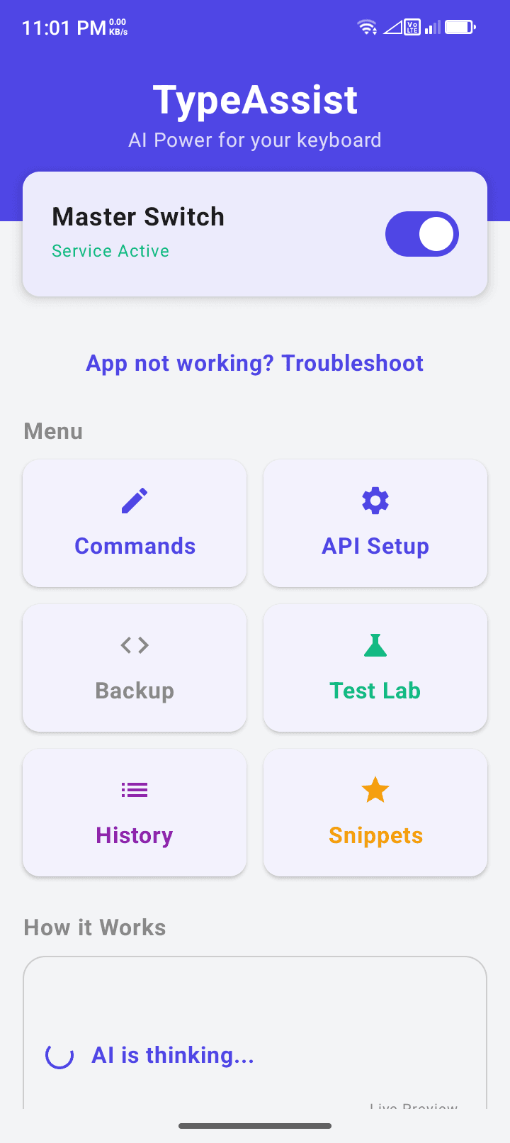 TypeAssist screenshot 2
