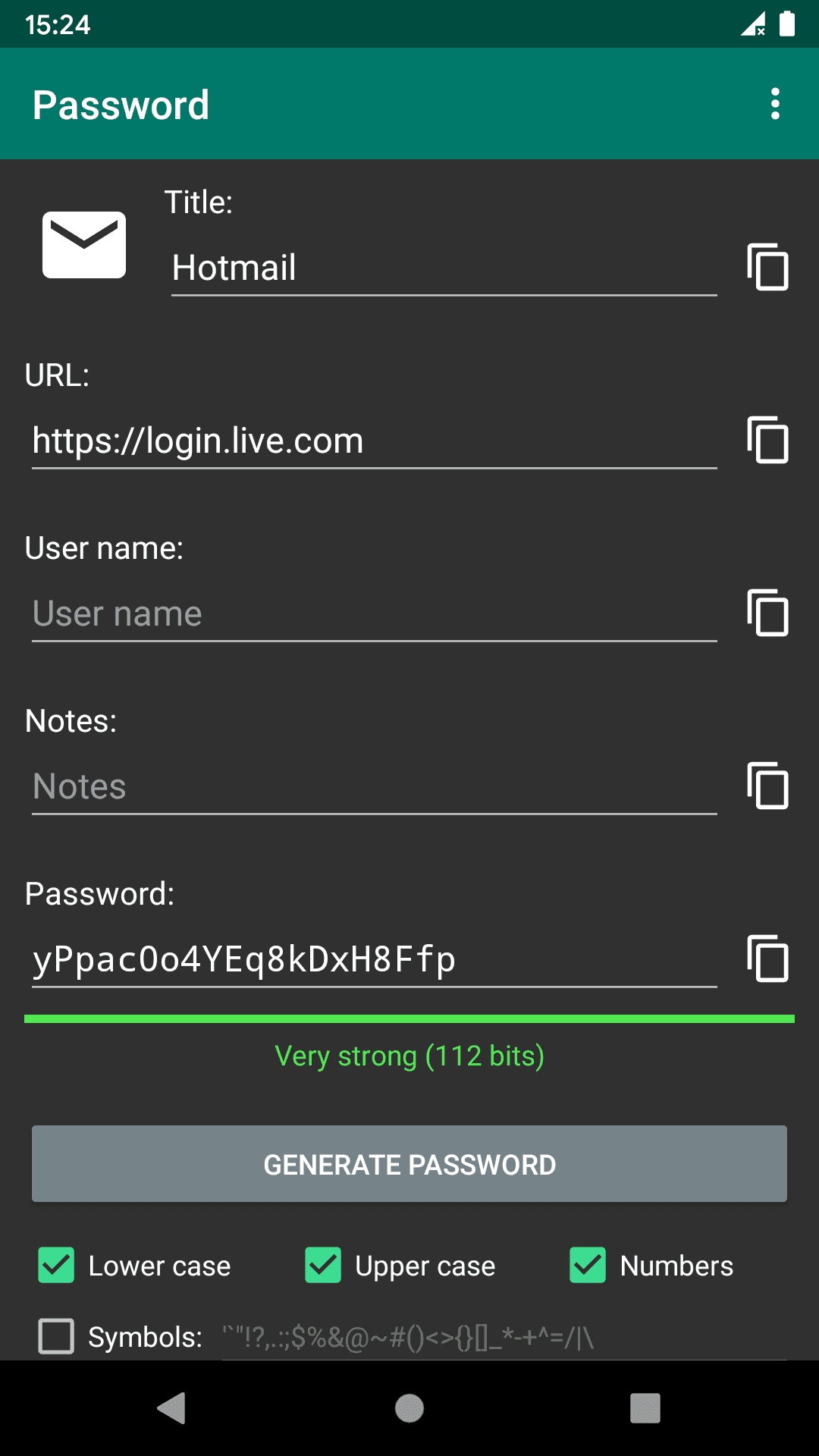 Password Master screenshot 3