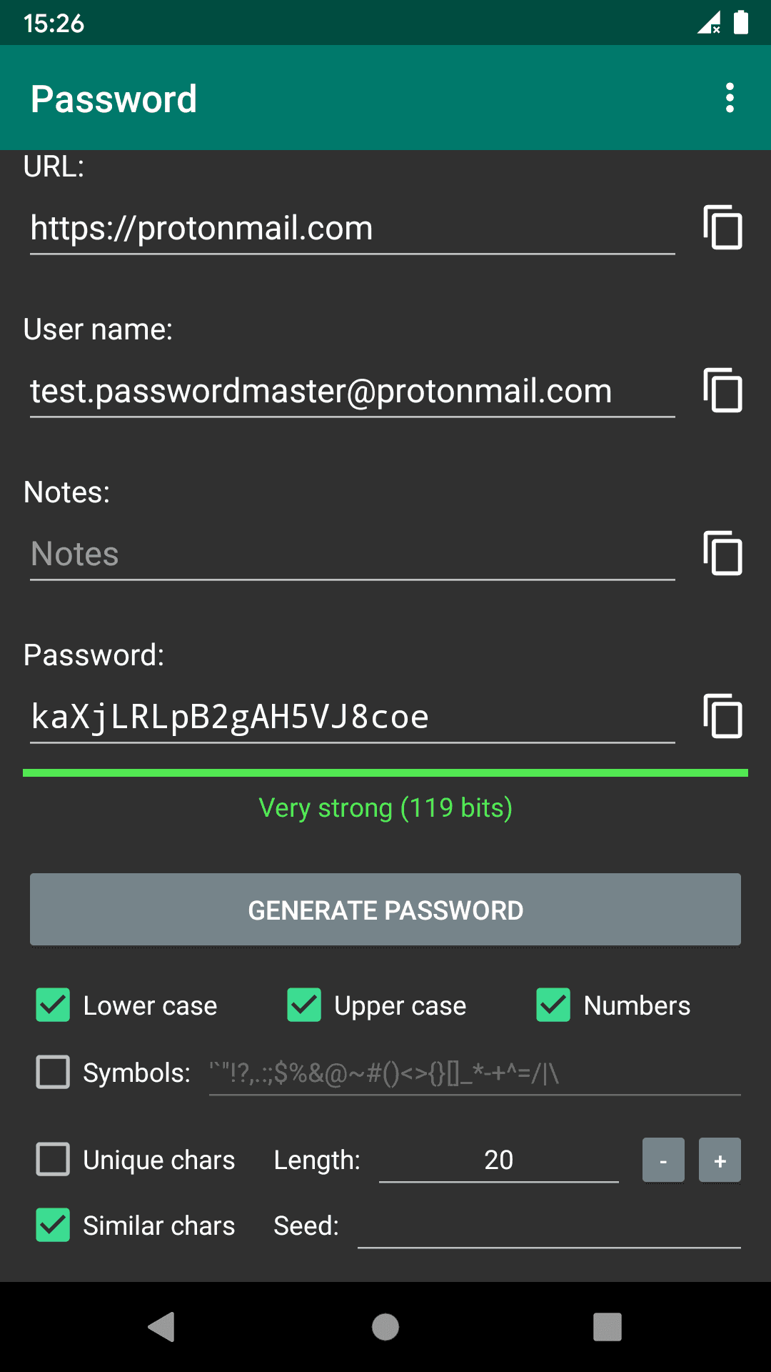 Password Master screenshot 4
