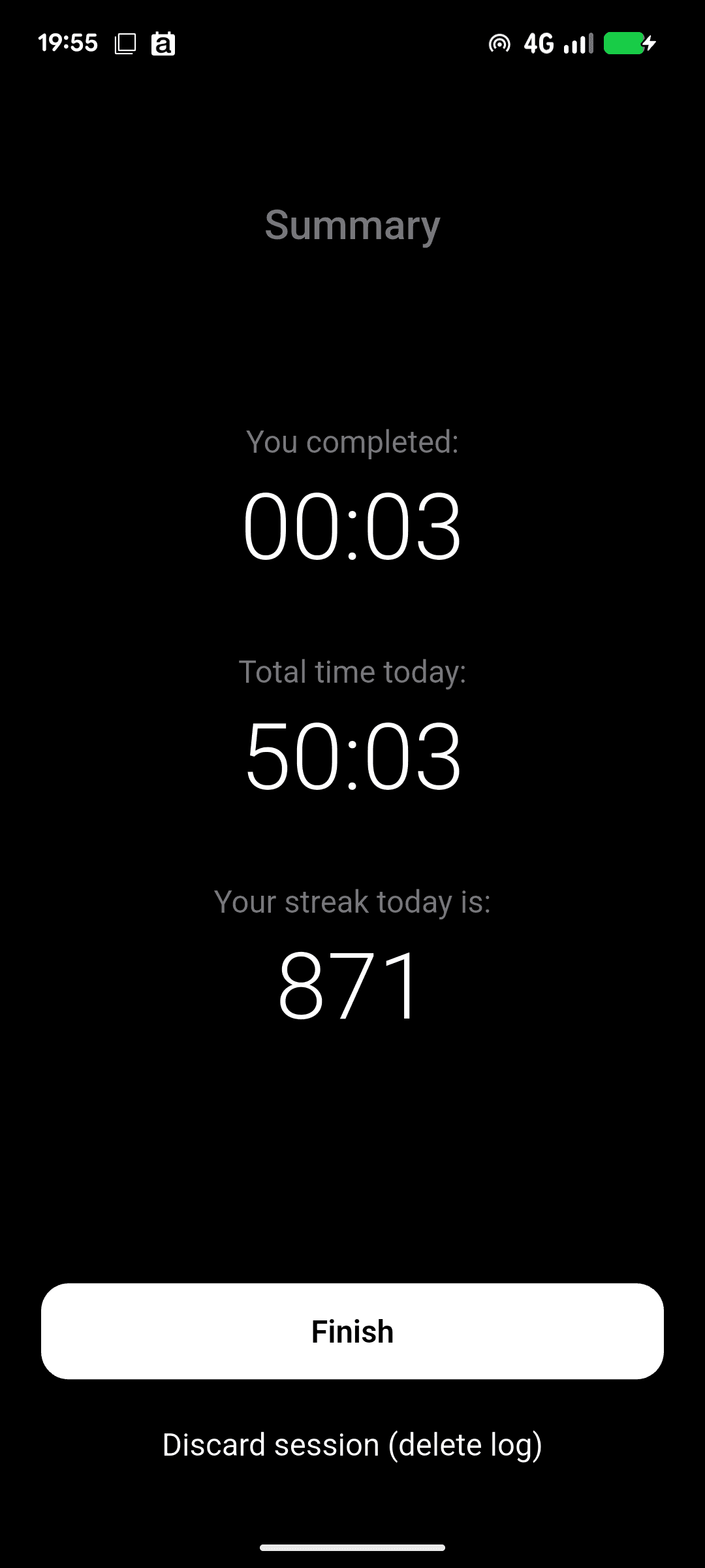 Bruno's Meditation Timer screenshot 3