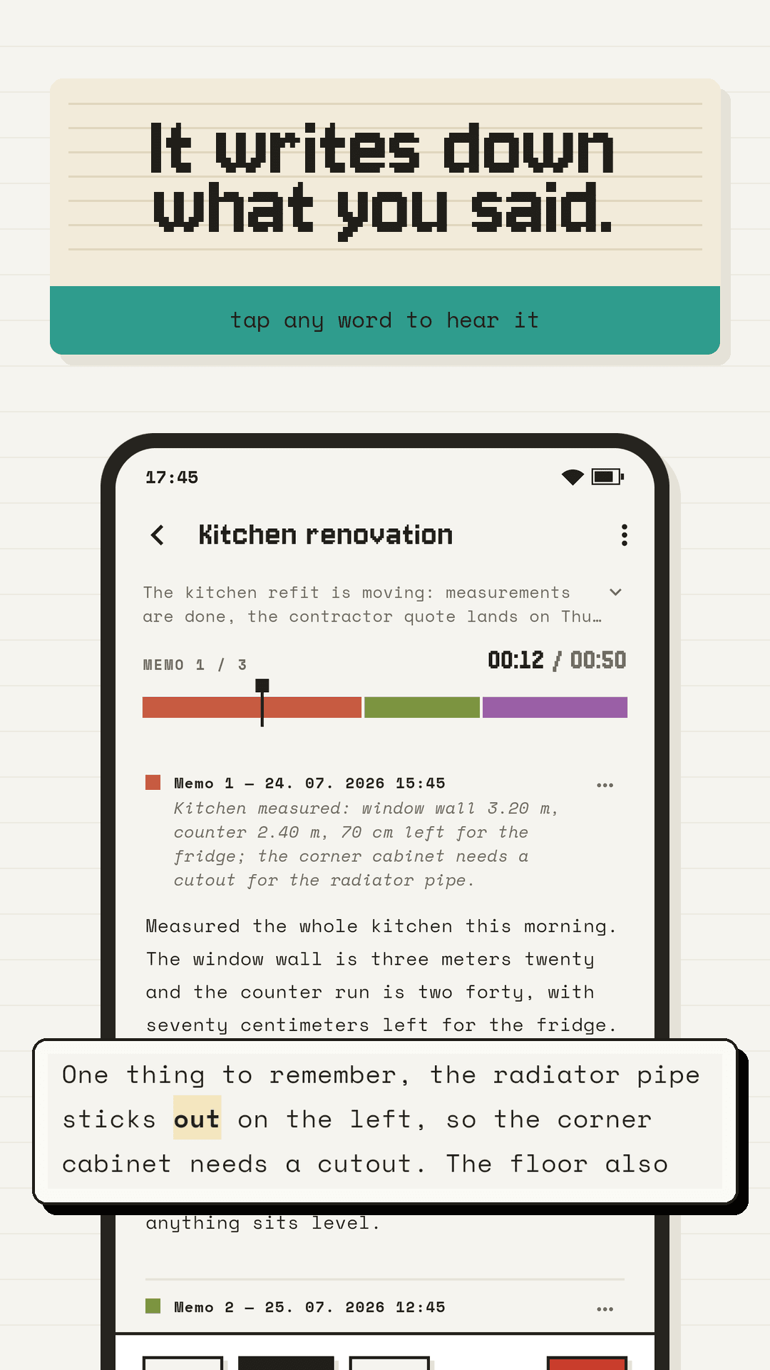 Diktafon: Voice Memos on Tape screenshot 6