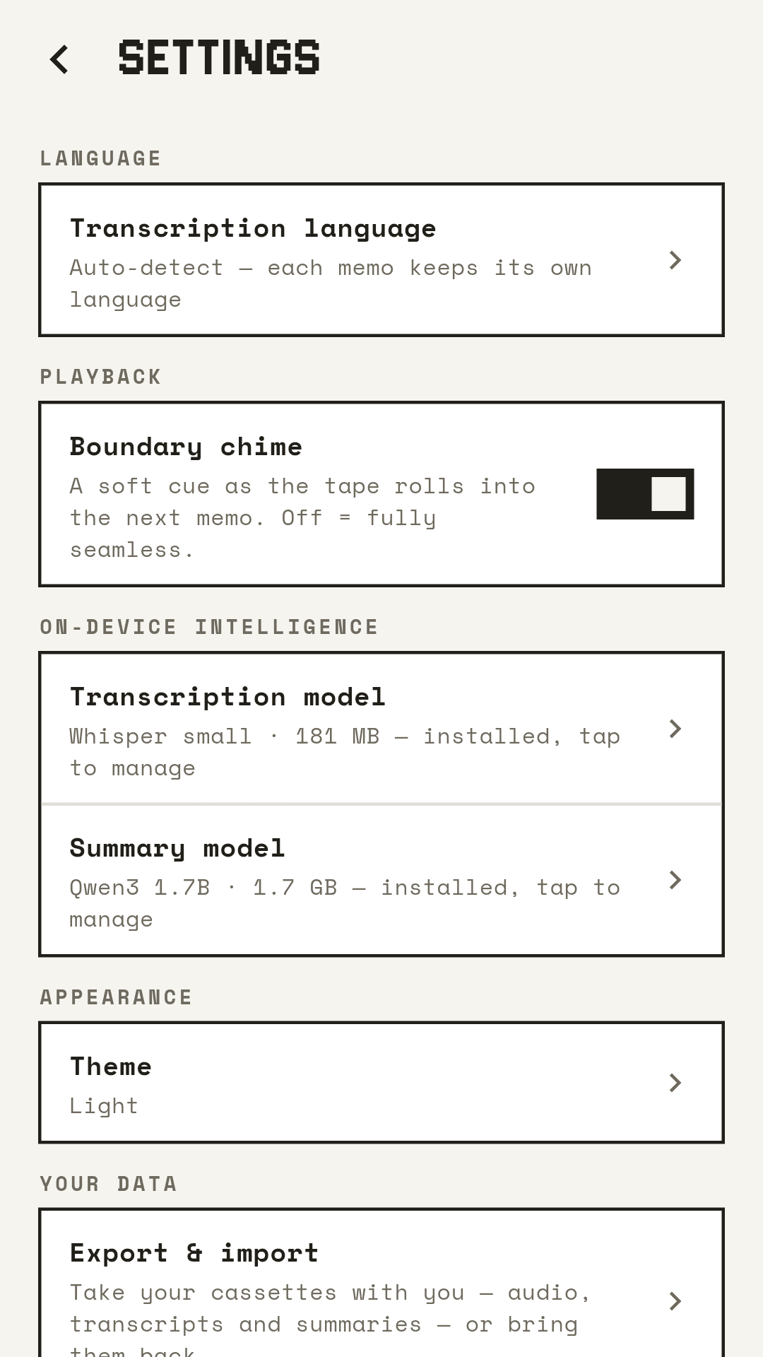 Diktafon: Voice Memos on Tape screenshot 7
