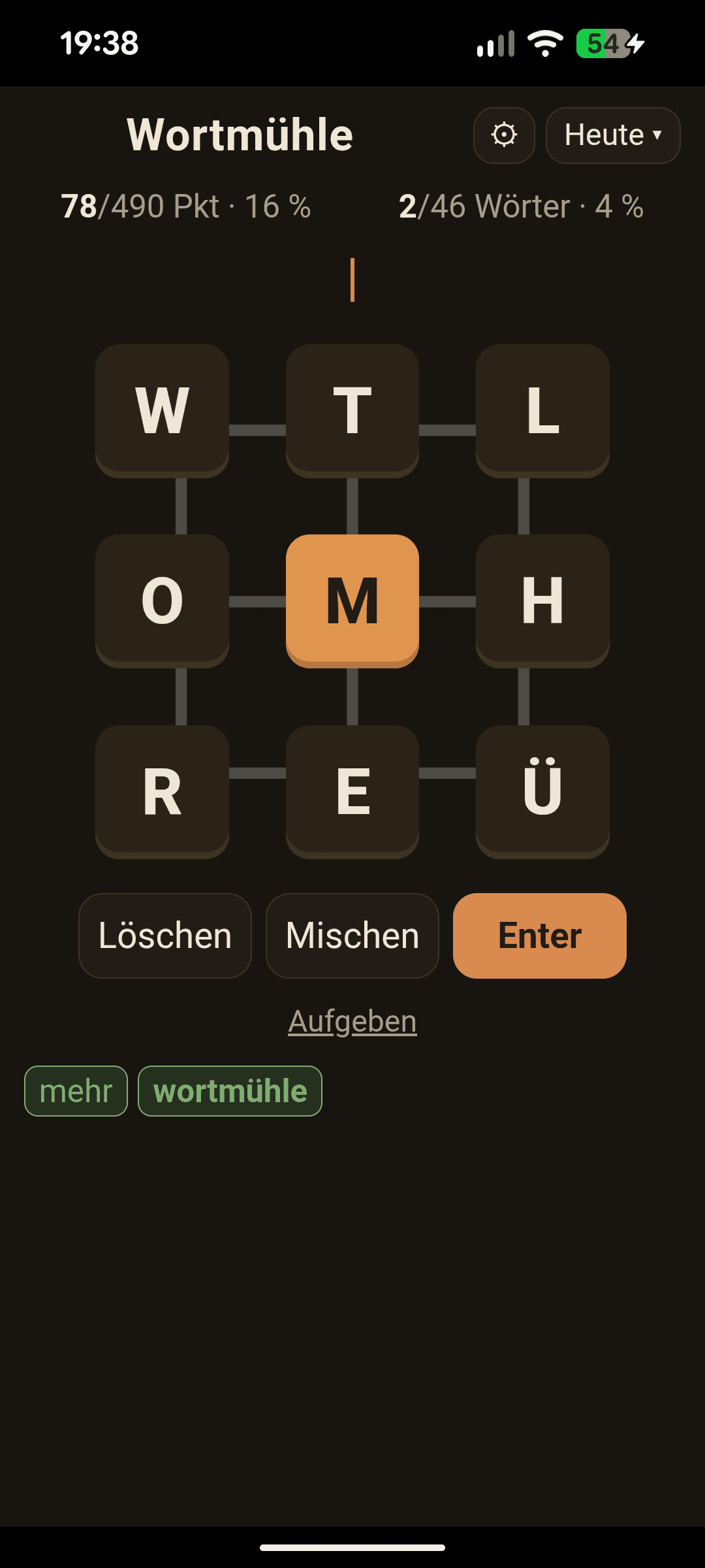 Wortmühle screenshot 1