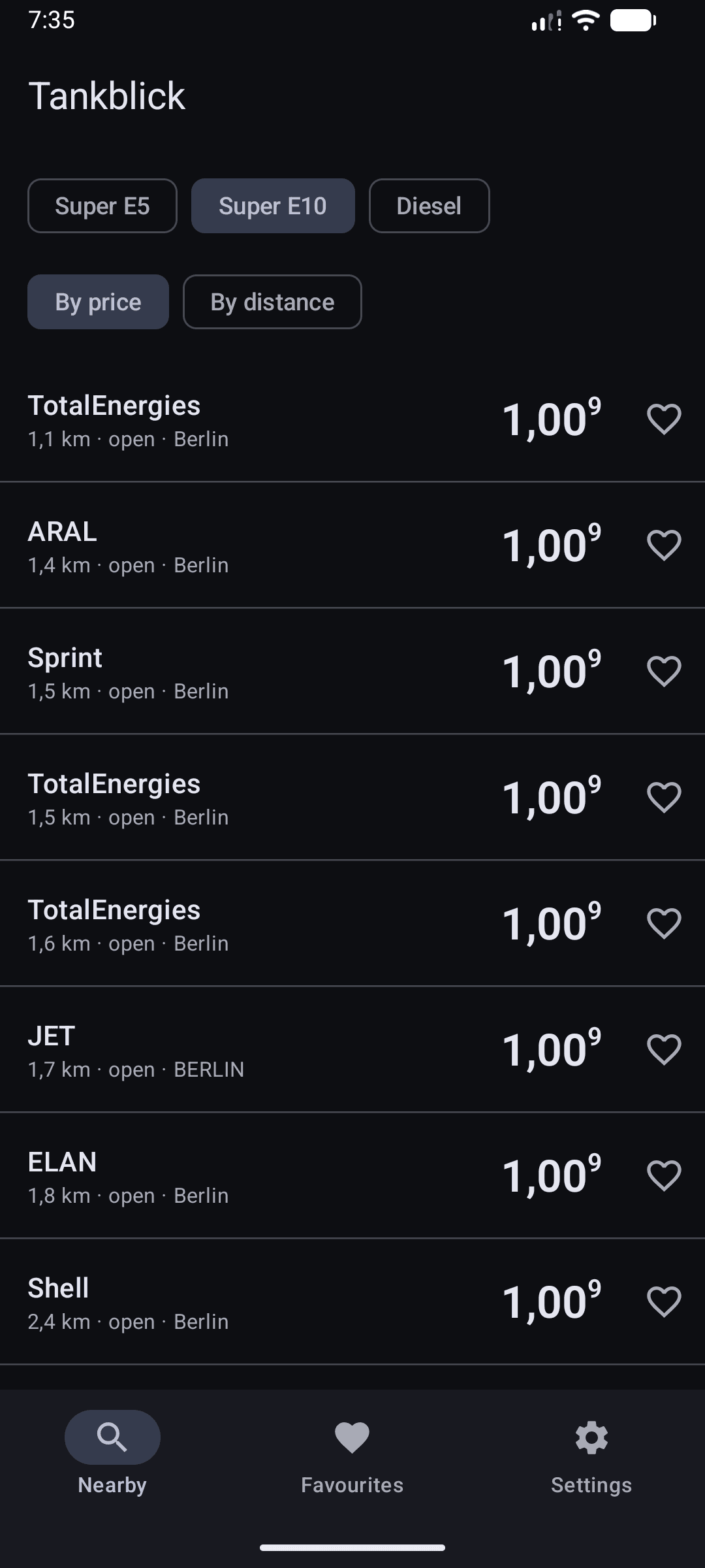 Tankblick screenshot 1