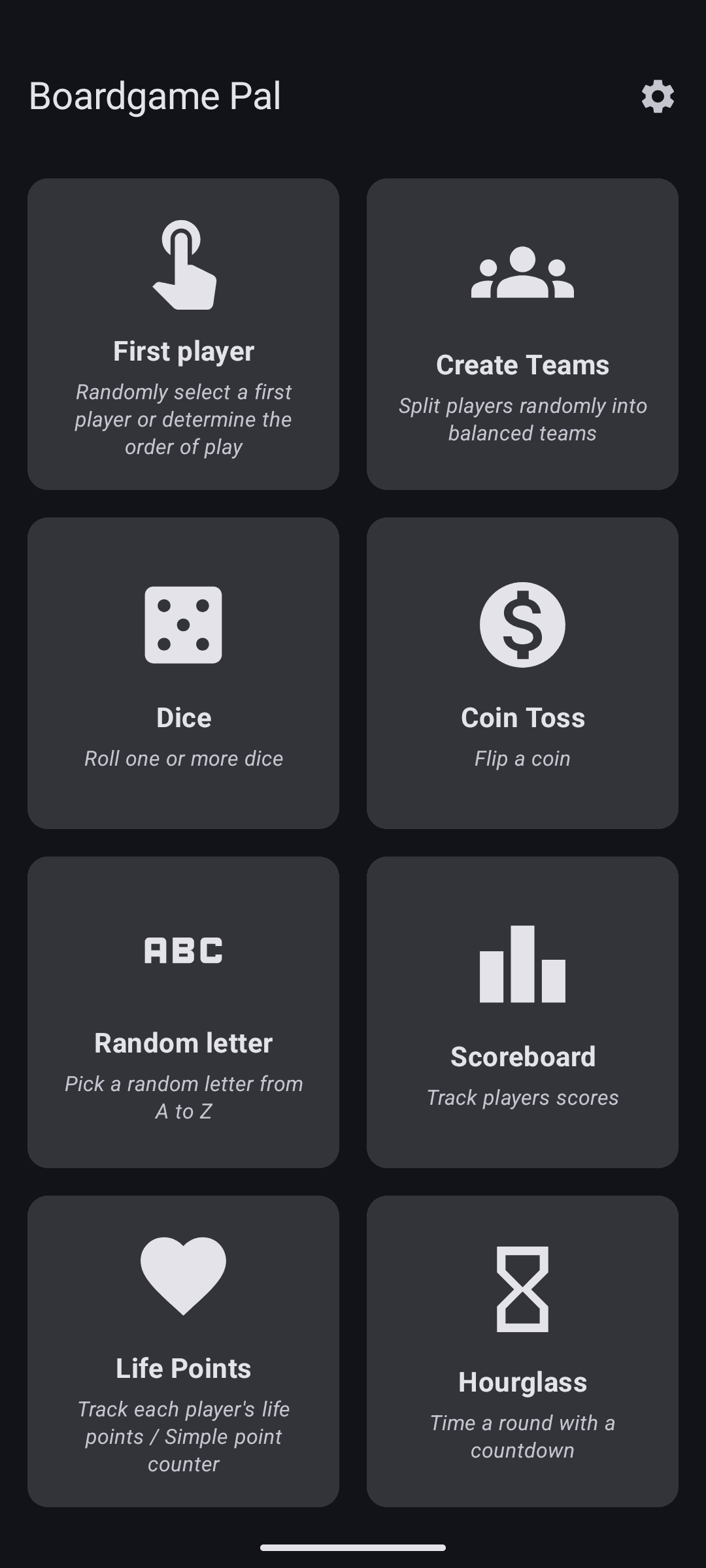 Boardgame Pal screenshot 1